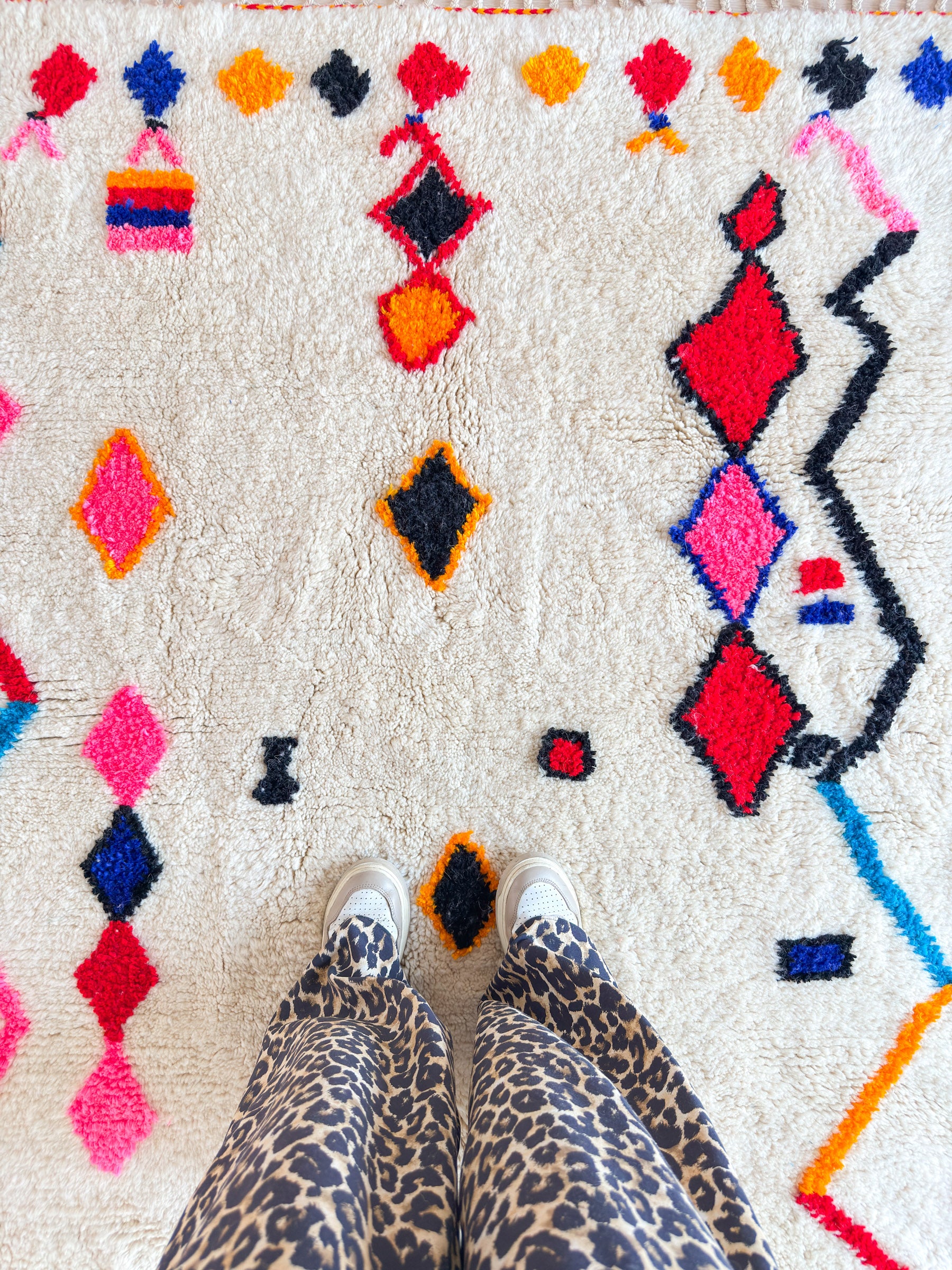Colorful Berber rug 150 x 271 cm - n°2241