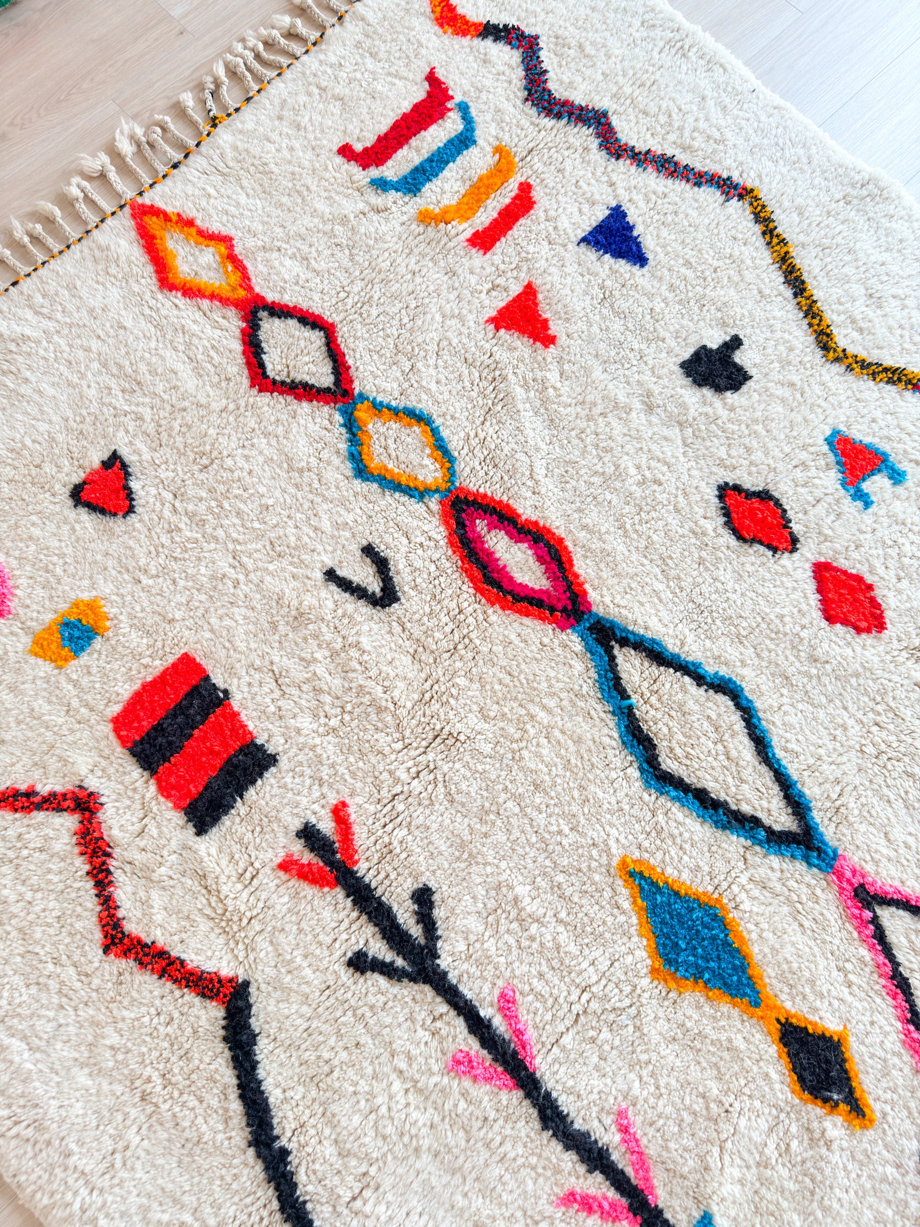 Colorful Berber rug 212 x 326 cm - n°2203