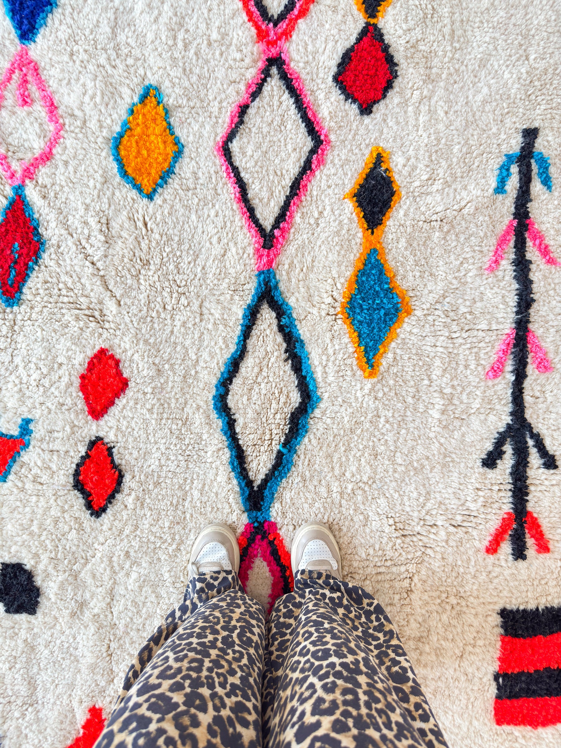 Colorful Berber rug 212 x 326 cm - n°2203