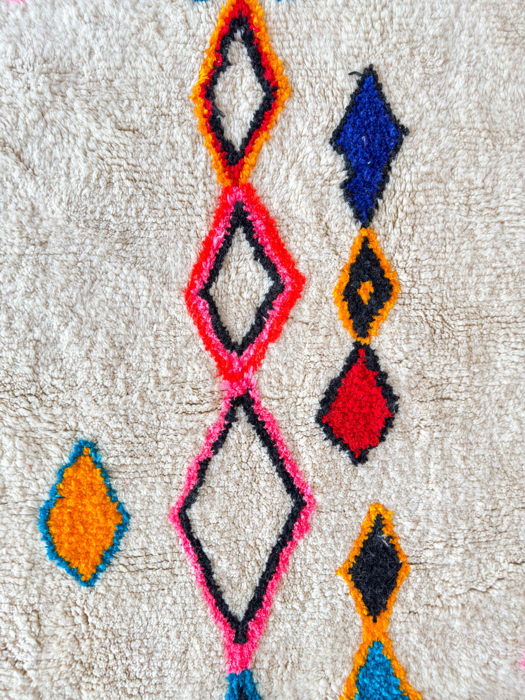 Colorful Berber rug 212 x 326 cm - n°2203