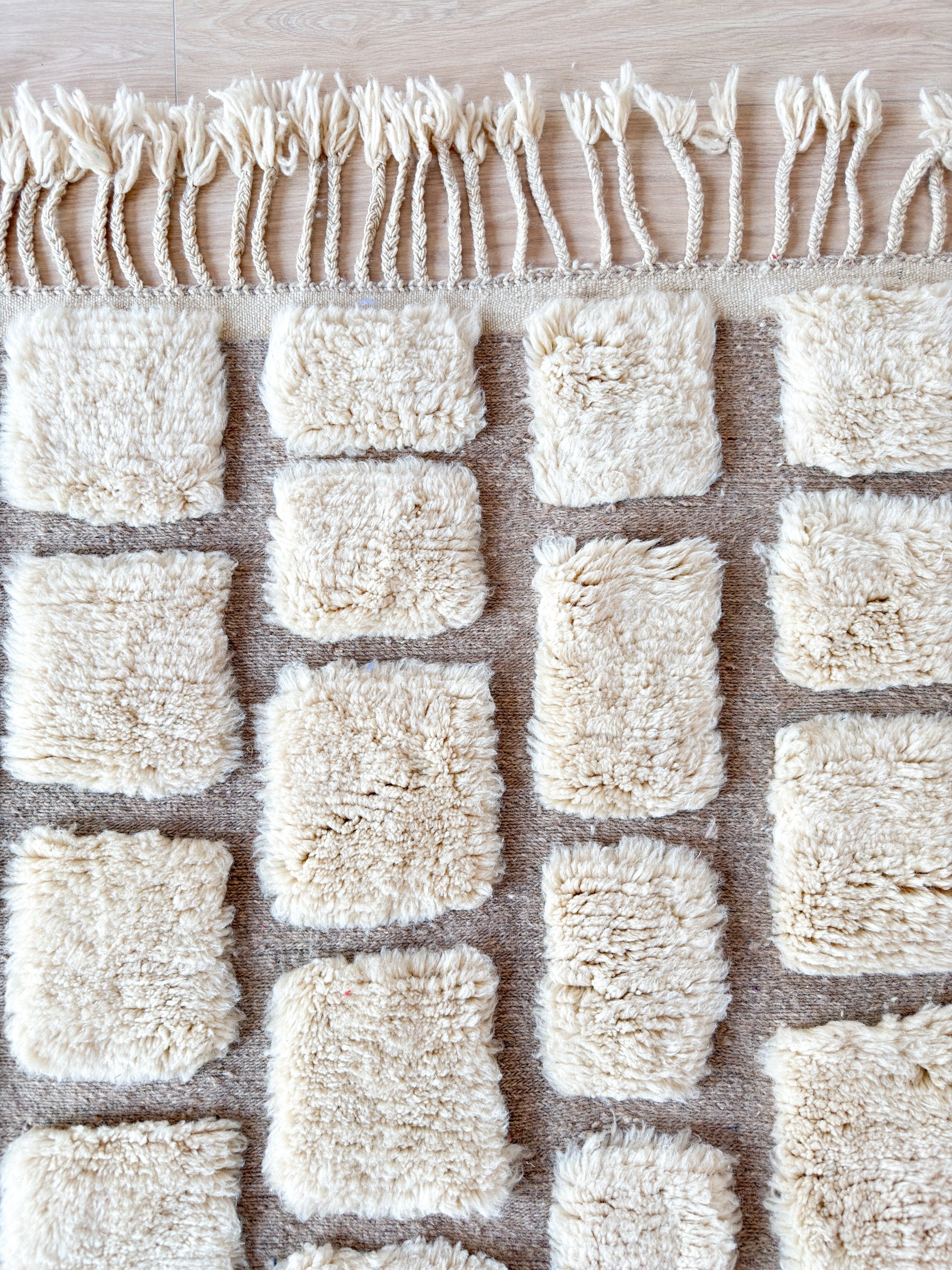 White Berber rug 151 x 270 cm - n°2257