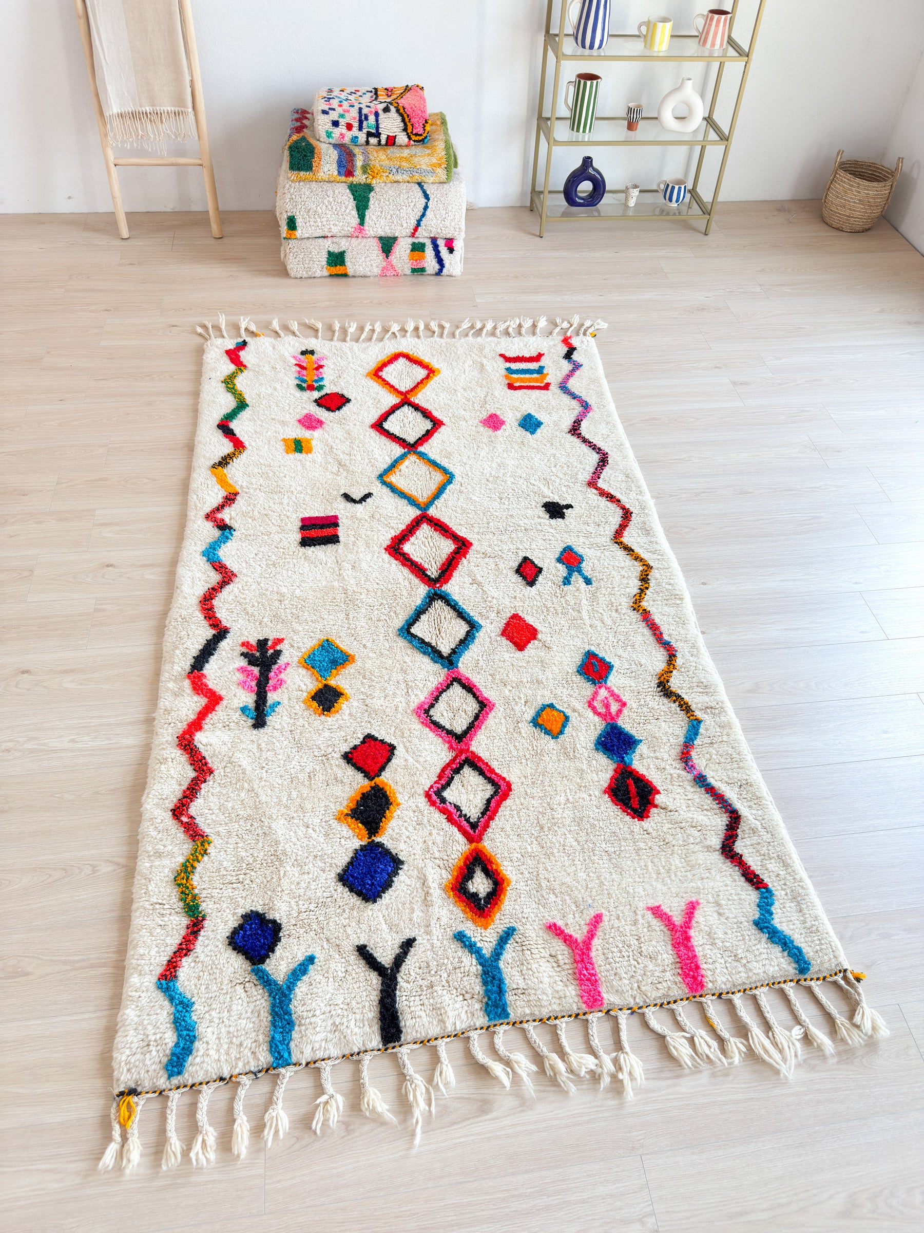 Colorful Berber rug 149 x 279 cm - no. 2260