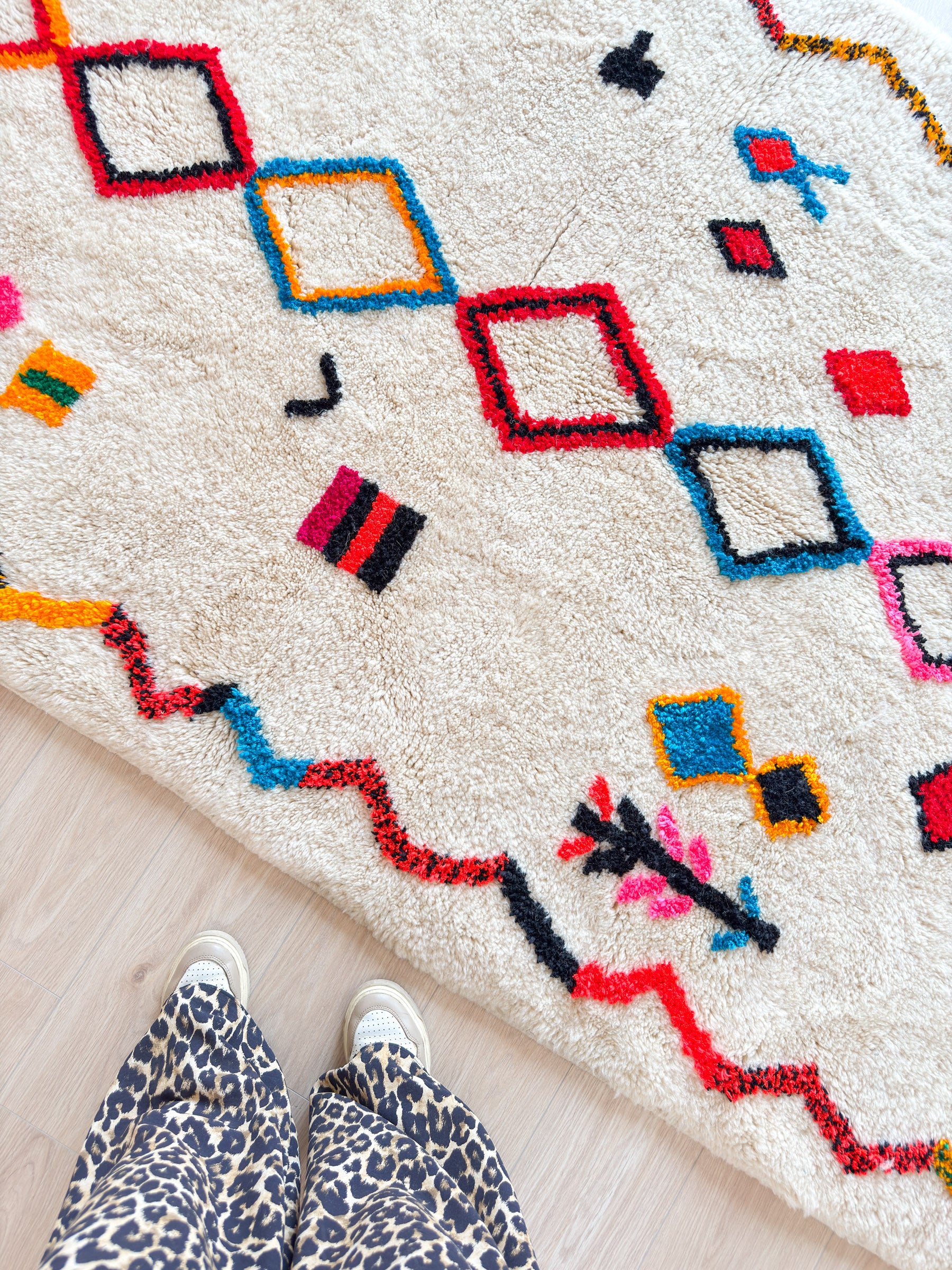 Colorful Berber rug 149 x 279 cm - no. 2260
