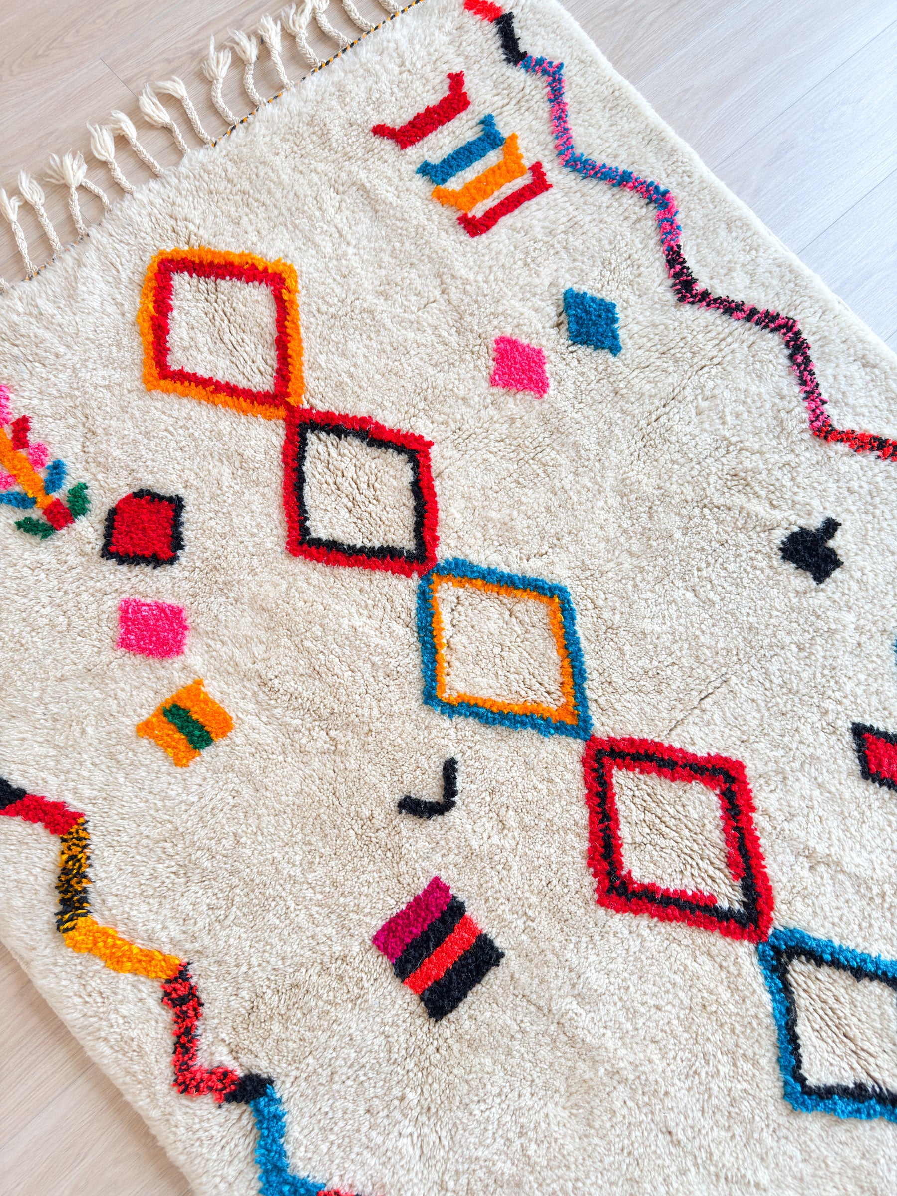 Colorful Berber rug 149 x 279 cm - no. 2260