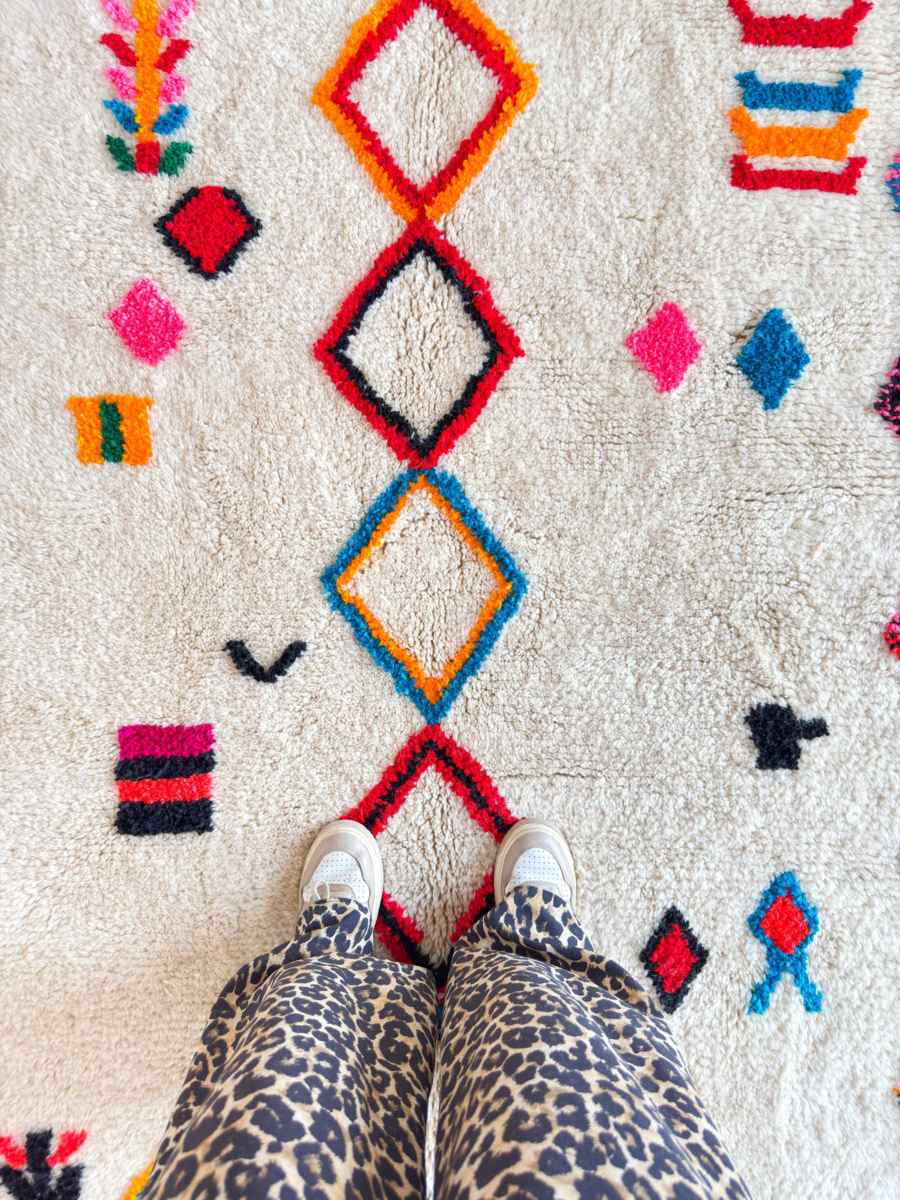 Colorful Berber rug 149 x 279 cm - no. 2260