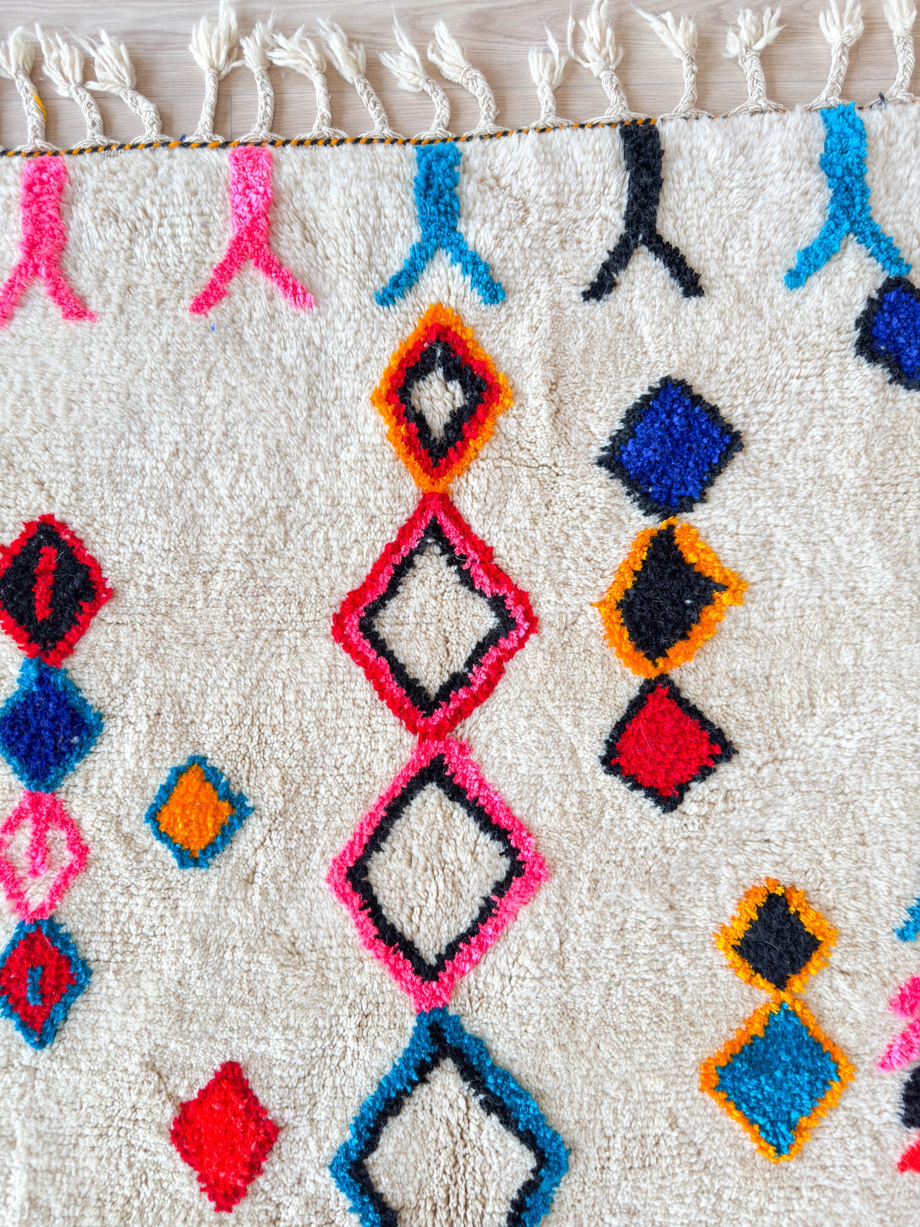 Farbenfroher Berberteppich 149 x 279 cm - Nr. 2260