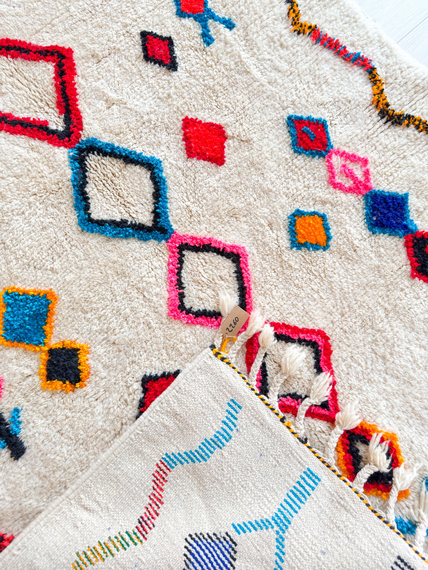 Colorful Berber rug 149 x 279 cm - no. 2260