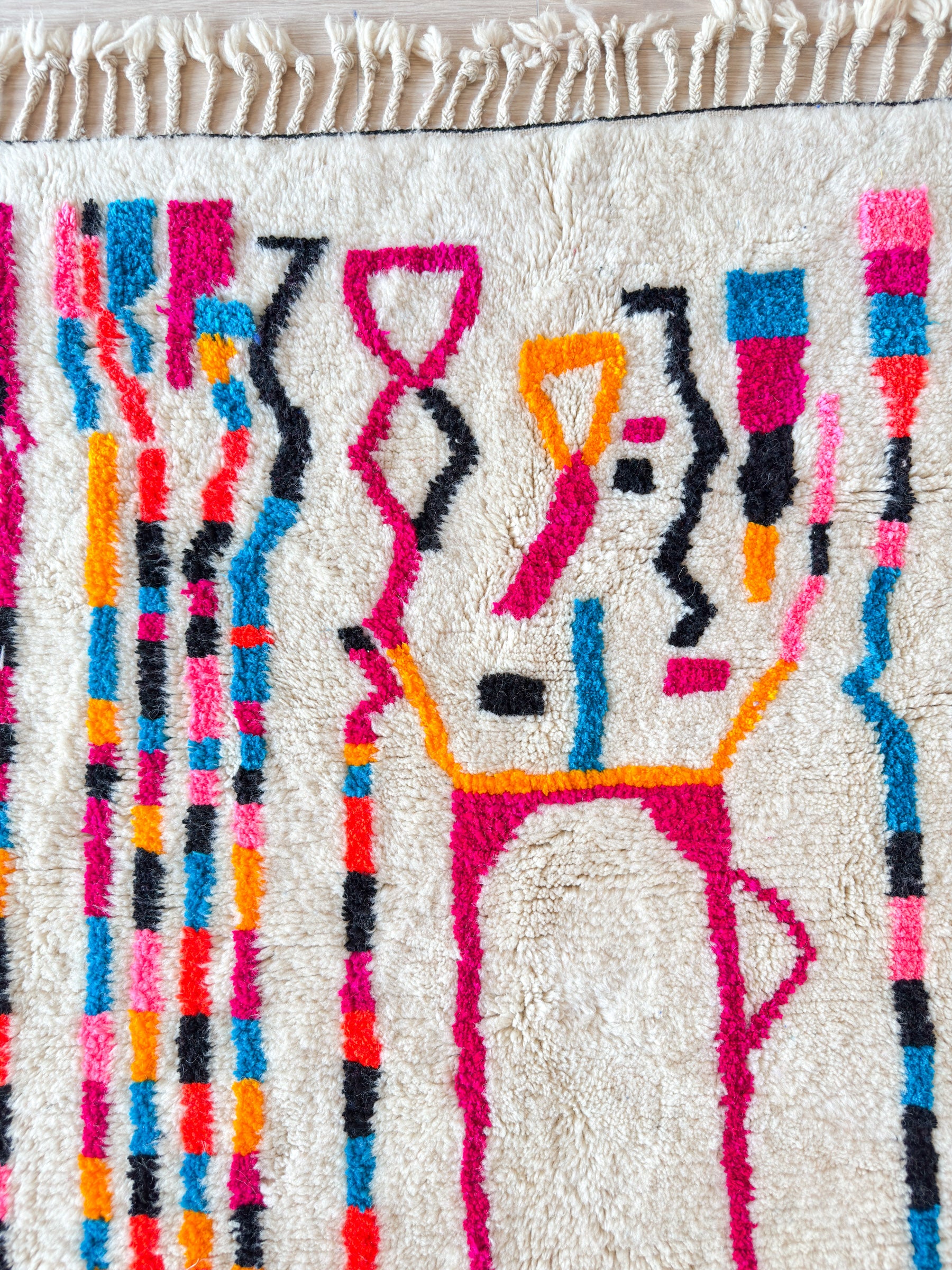 Tapis berbère coloré 153 x 211 cm - n°2259