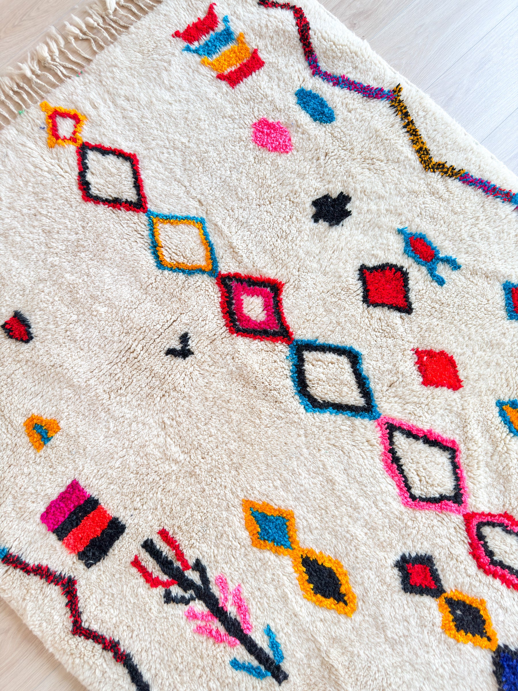 Colorful Berber rug 152 x 231 cm - n°2262