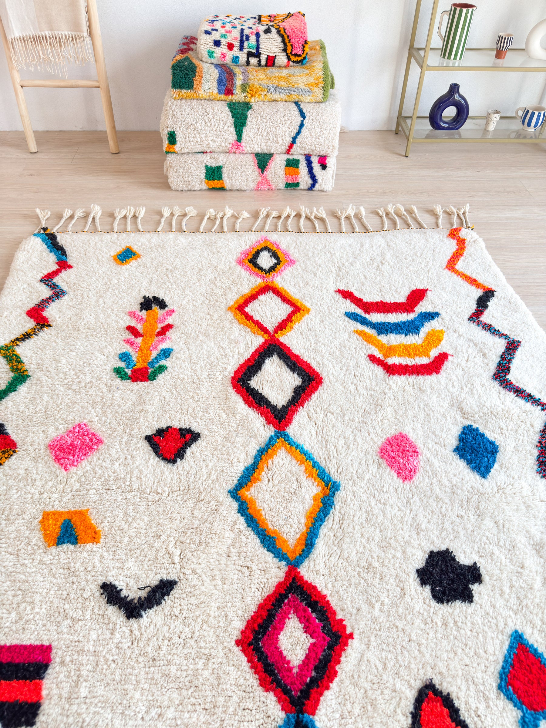 Tapis berbère coloré 181 x 309 cm - n°2258