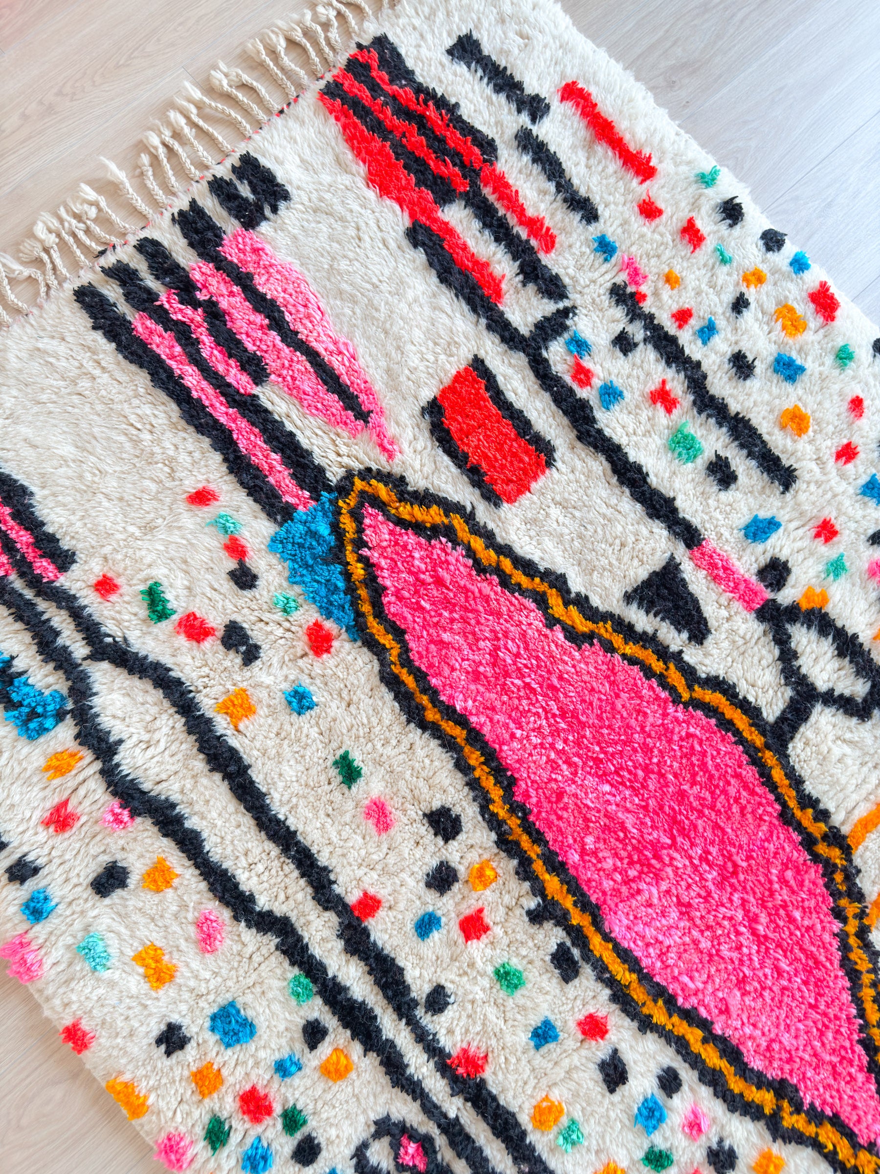 Colorful Berber rug 147 x 252 cm - n°2251