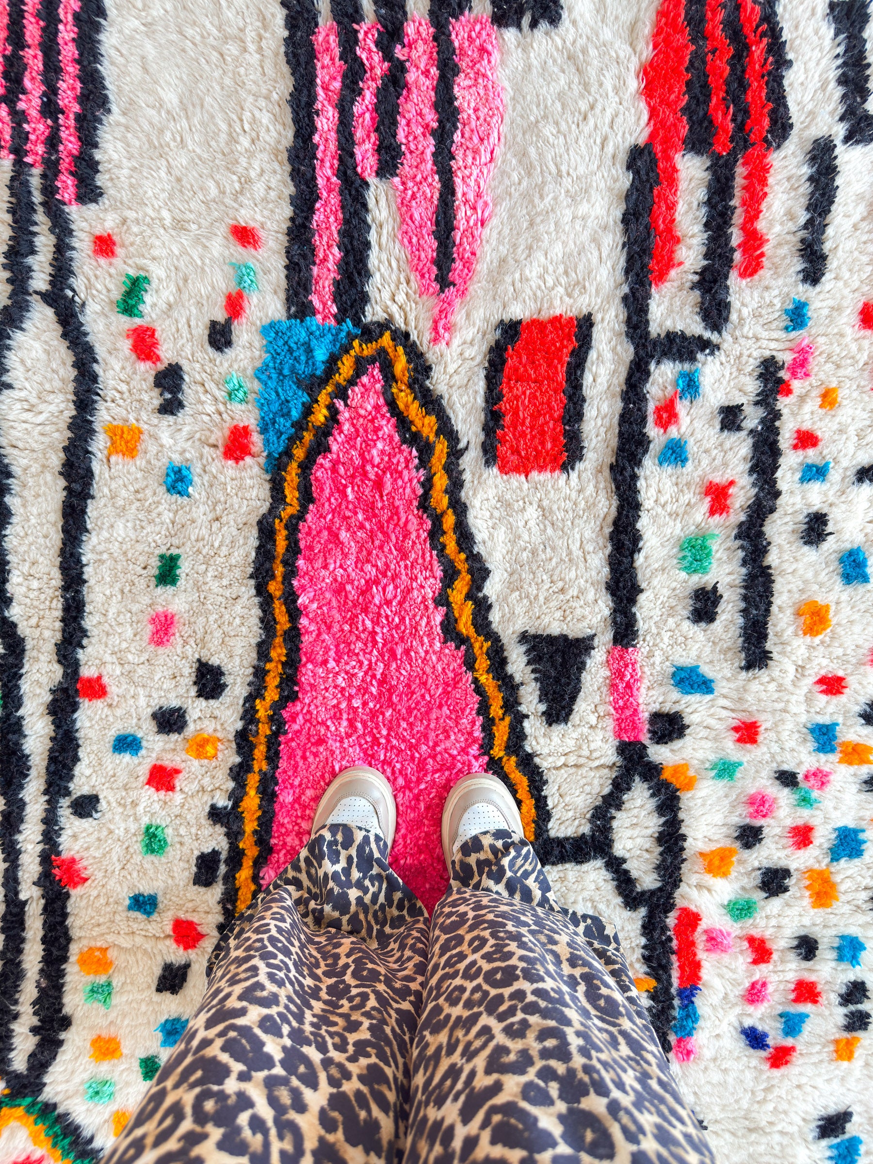 Colorful Berber rug 147 x 252 cm - n°2251