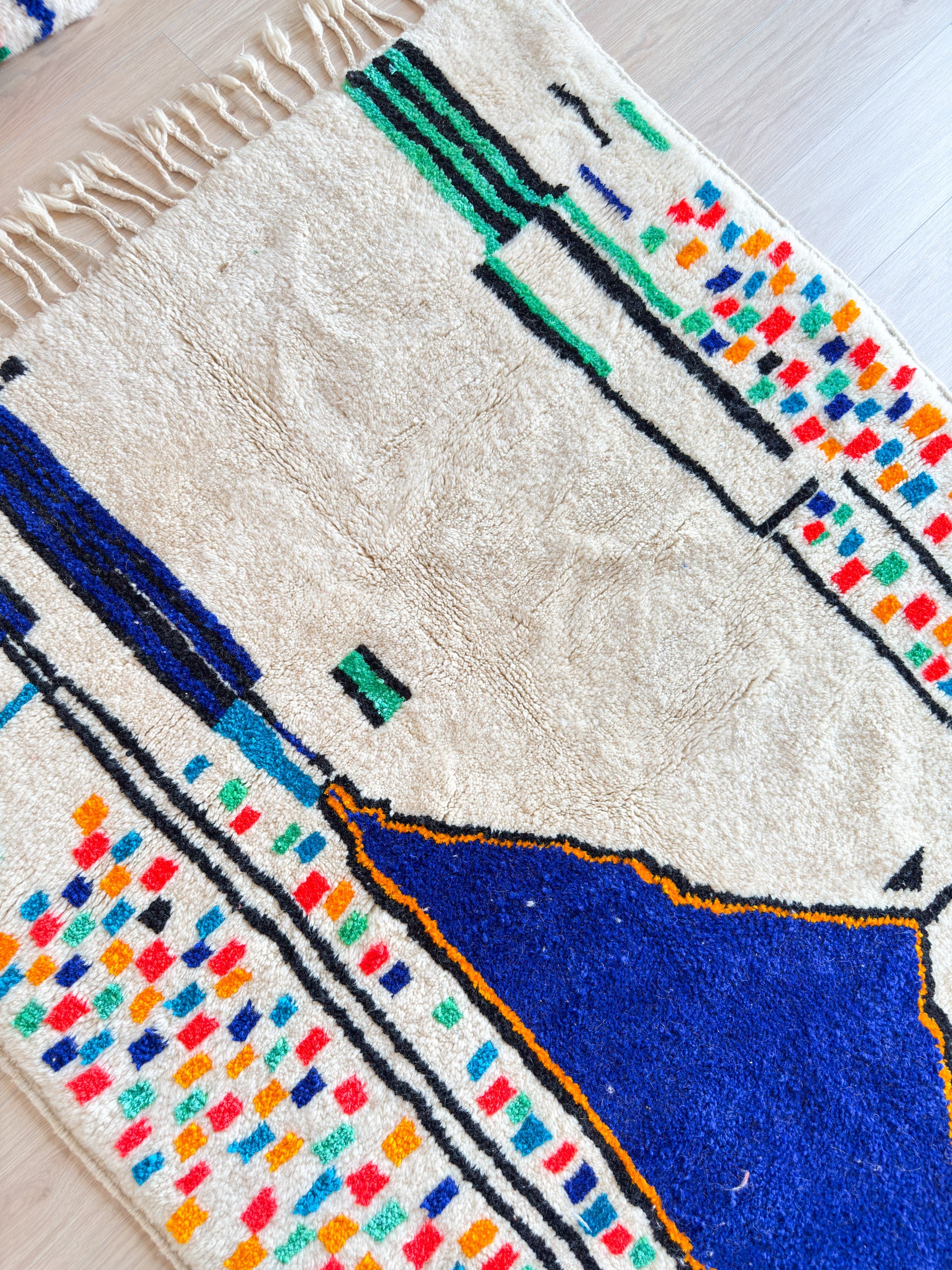 Colorful Berber rug 144 x 236 cm - n°2231