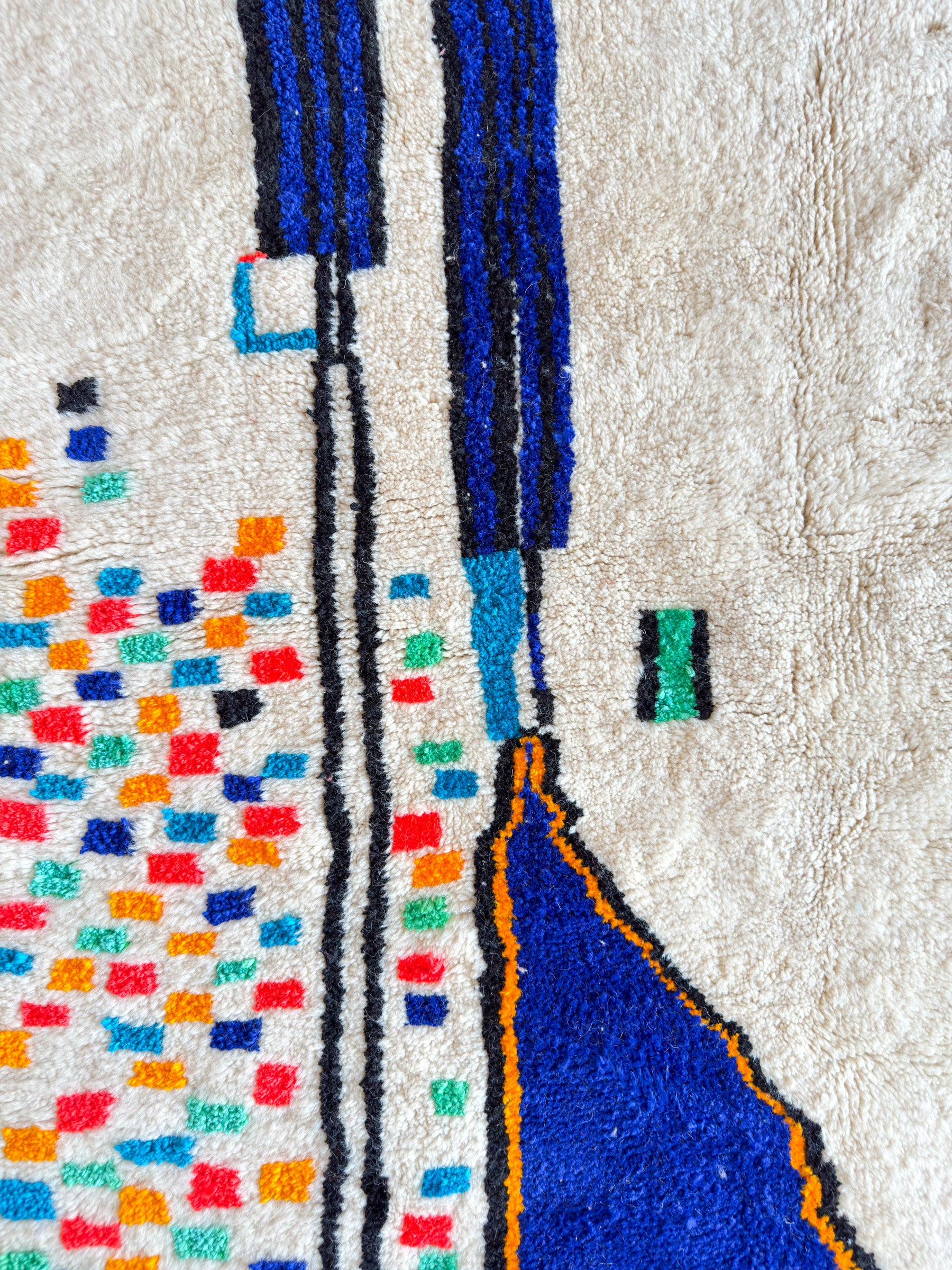 Colorful Berber rug 144 x 236 cm - n°2231