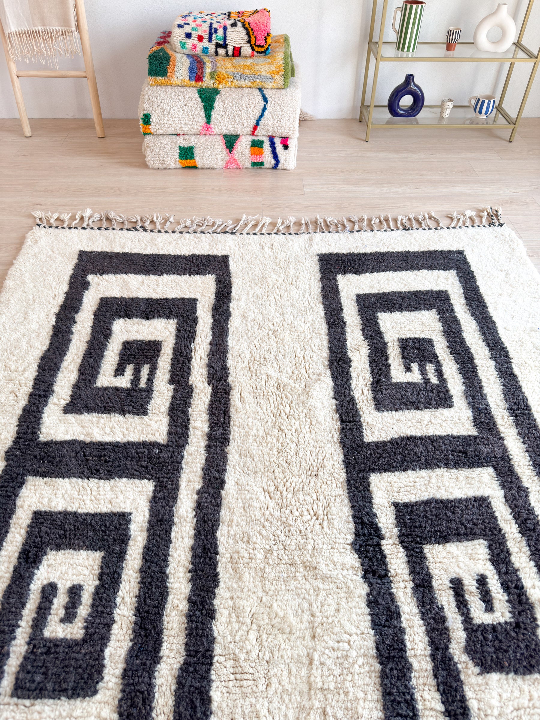 Colorful Berber rug 200 x 340 cm - n°2263
