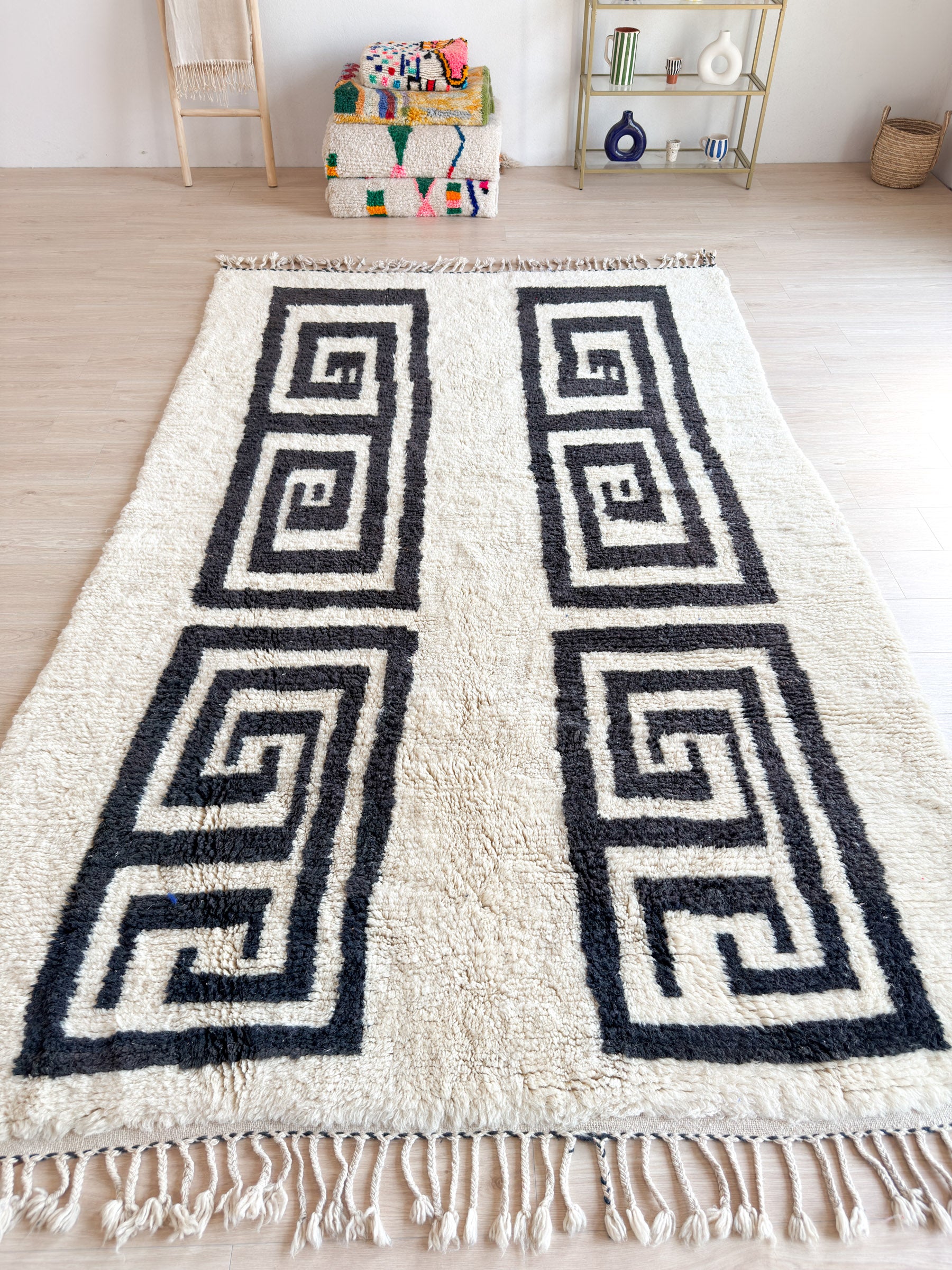 Colorful Berber rug 200 x 340 cm - n°2263