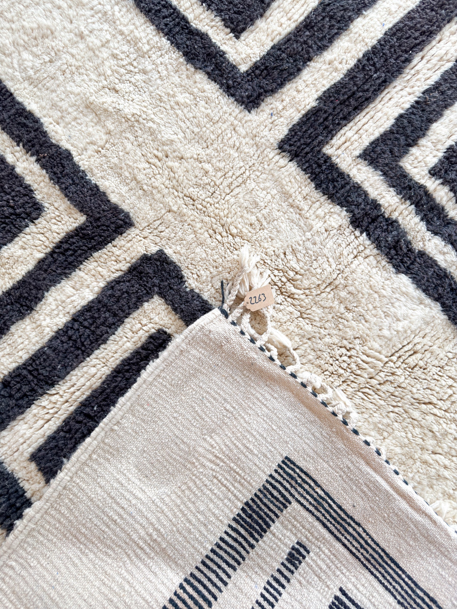 Colorful Berber rug 200 x 340 cm - n°2263