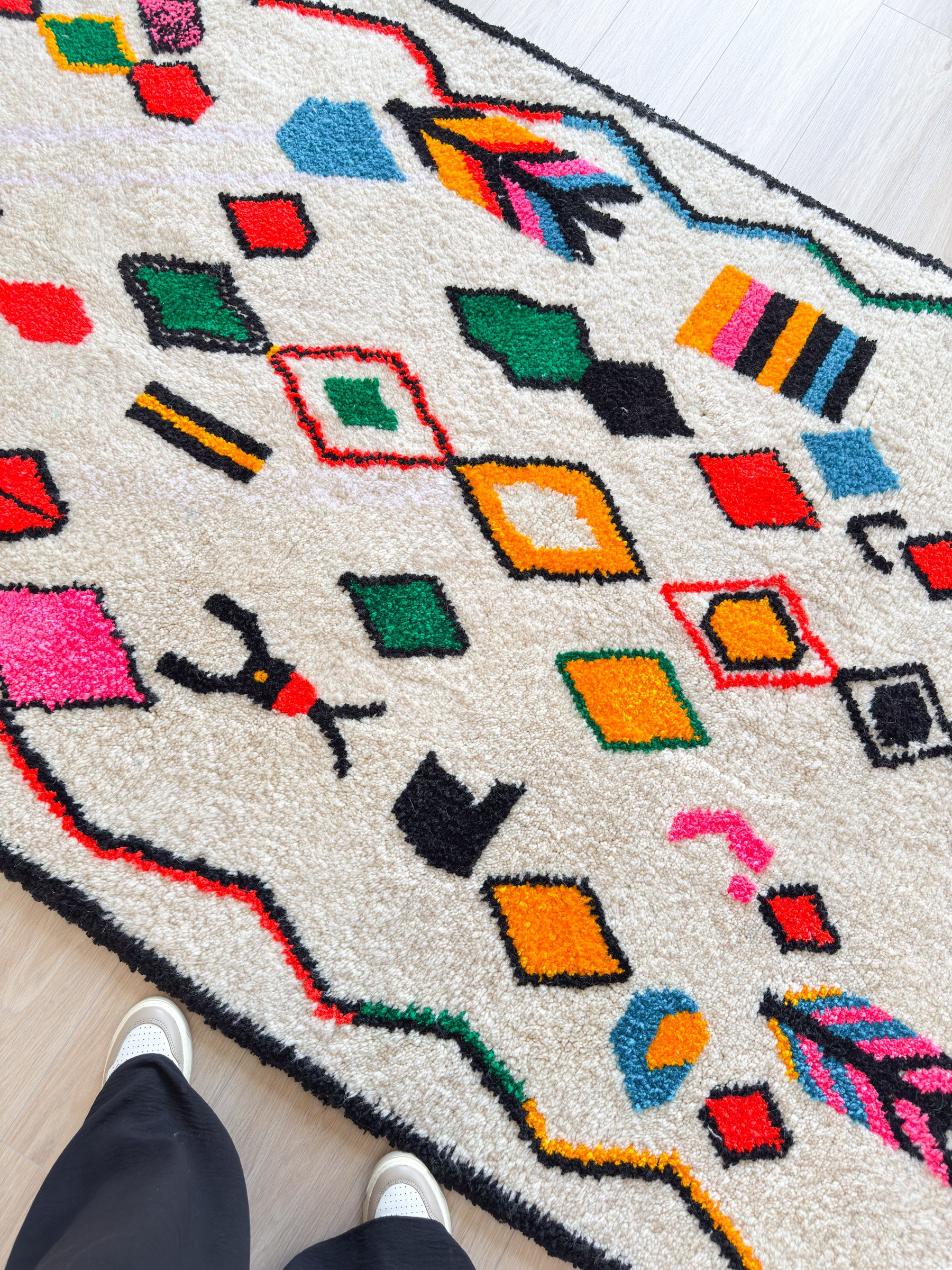 Buntes Berber Teppich - N ° 529