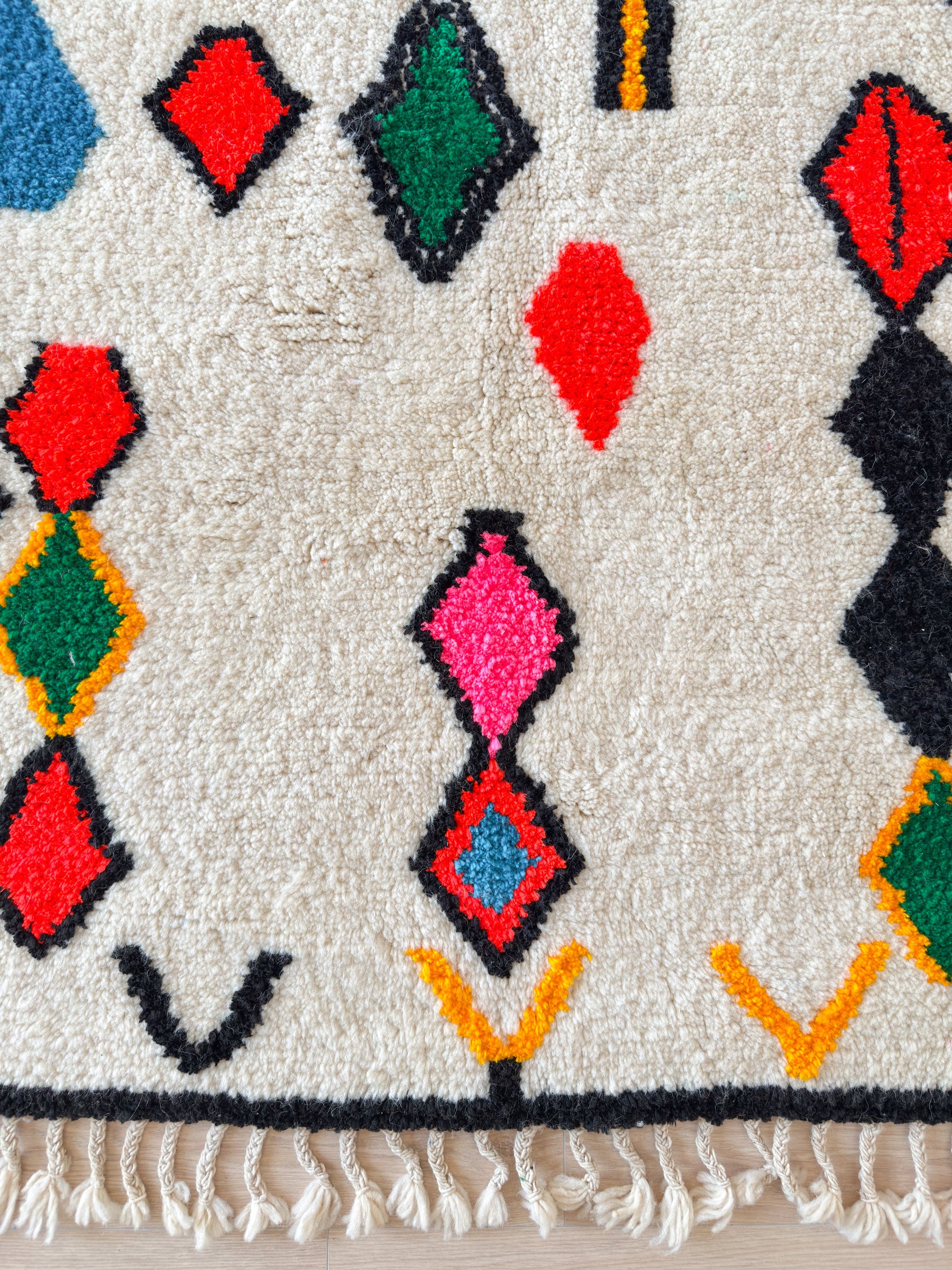 Buntes Berber Teppich - N ° 529