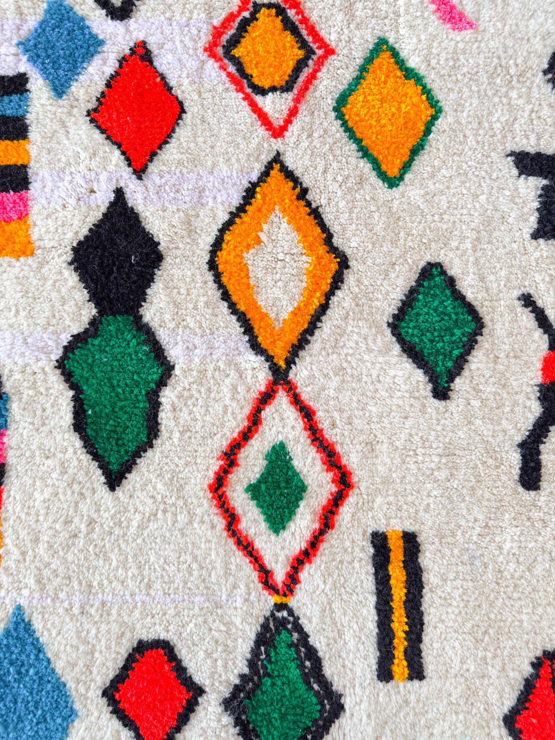 Buntes Berber Teppich - N ° 529