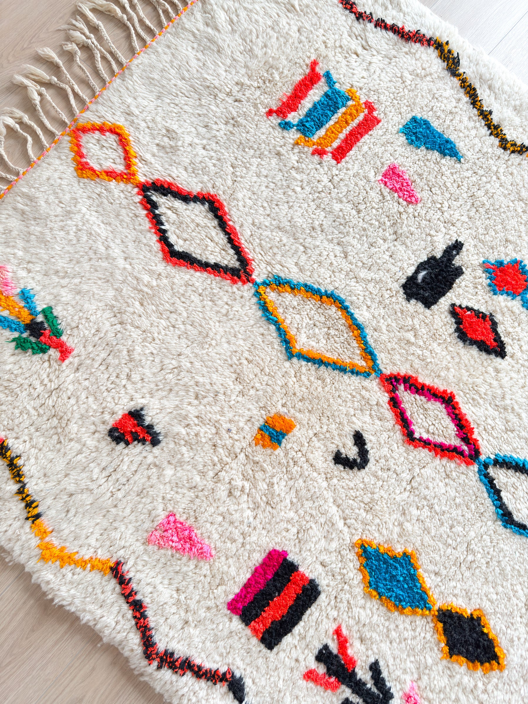 Colorful Berber rug 161 x 272 cm - n°1987