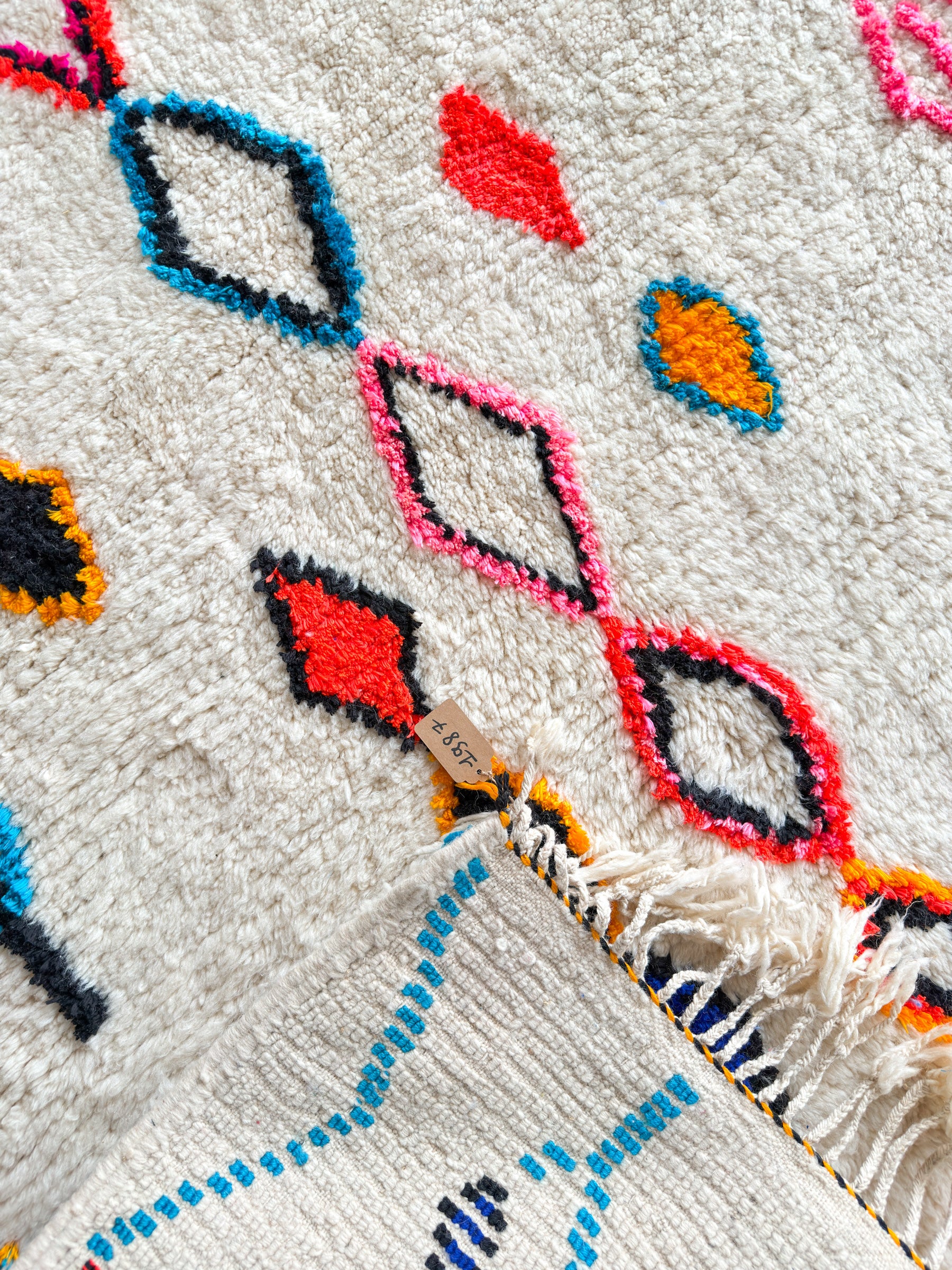 Colorful Berber rug 161 x 272 cm - n°1987