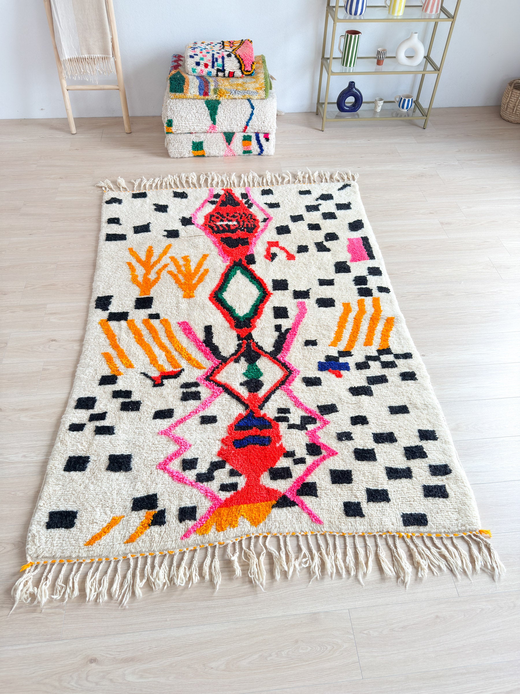 Colorful Berber rug 158 x 256 cm - n°2245