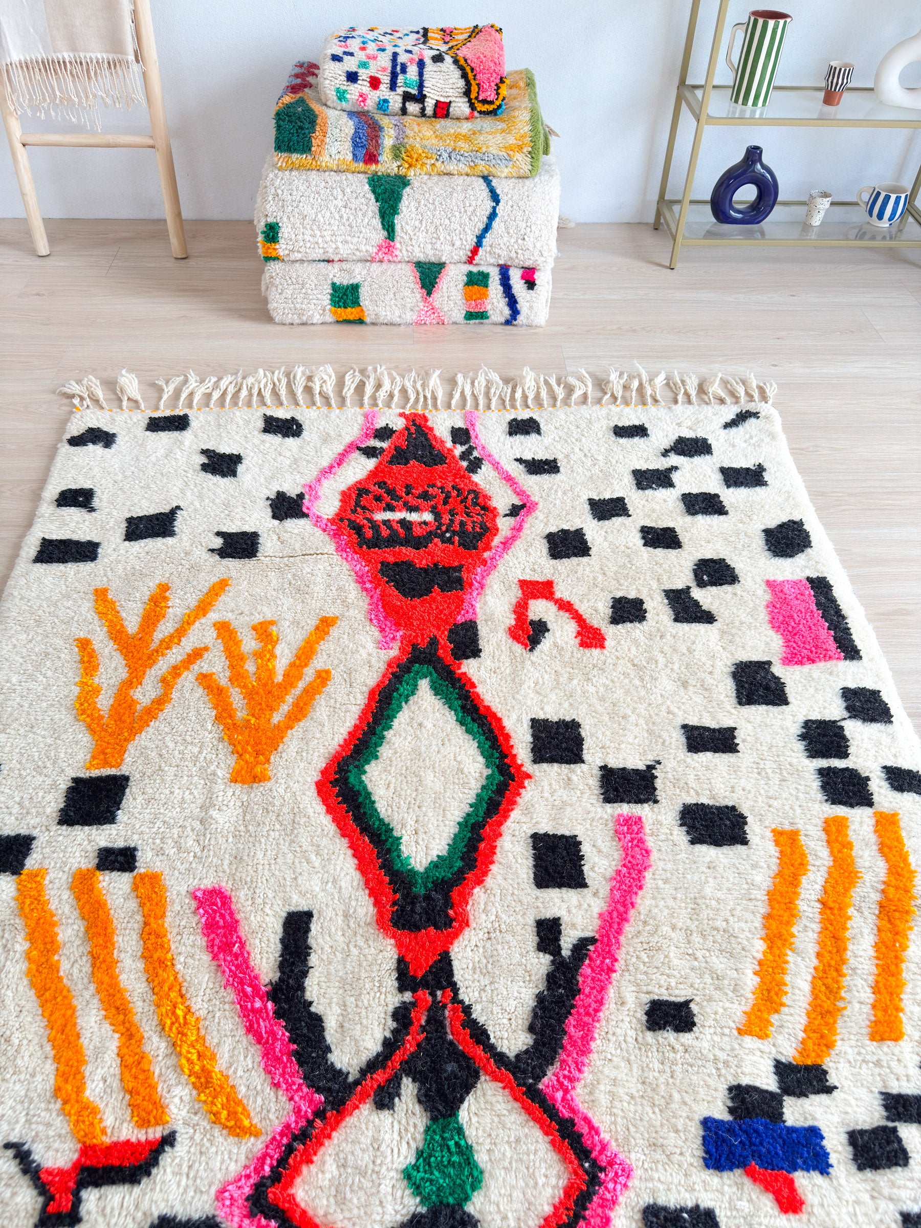 Kleurrijk Berbertapijt 158 x 256 cm - n°2245