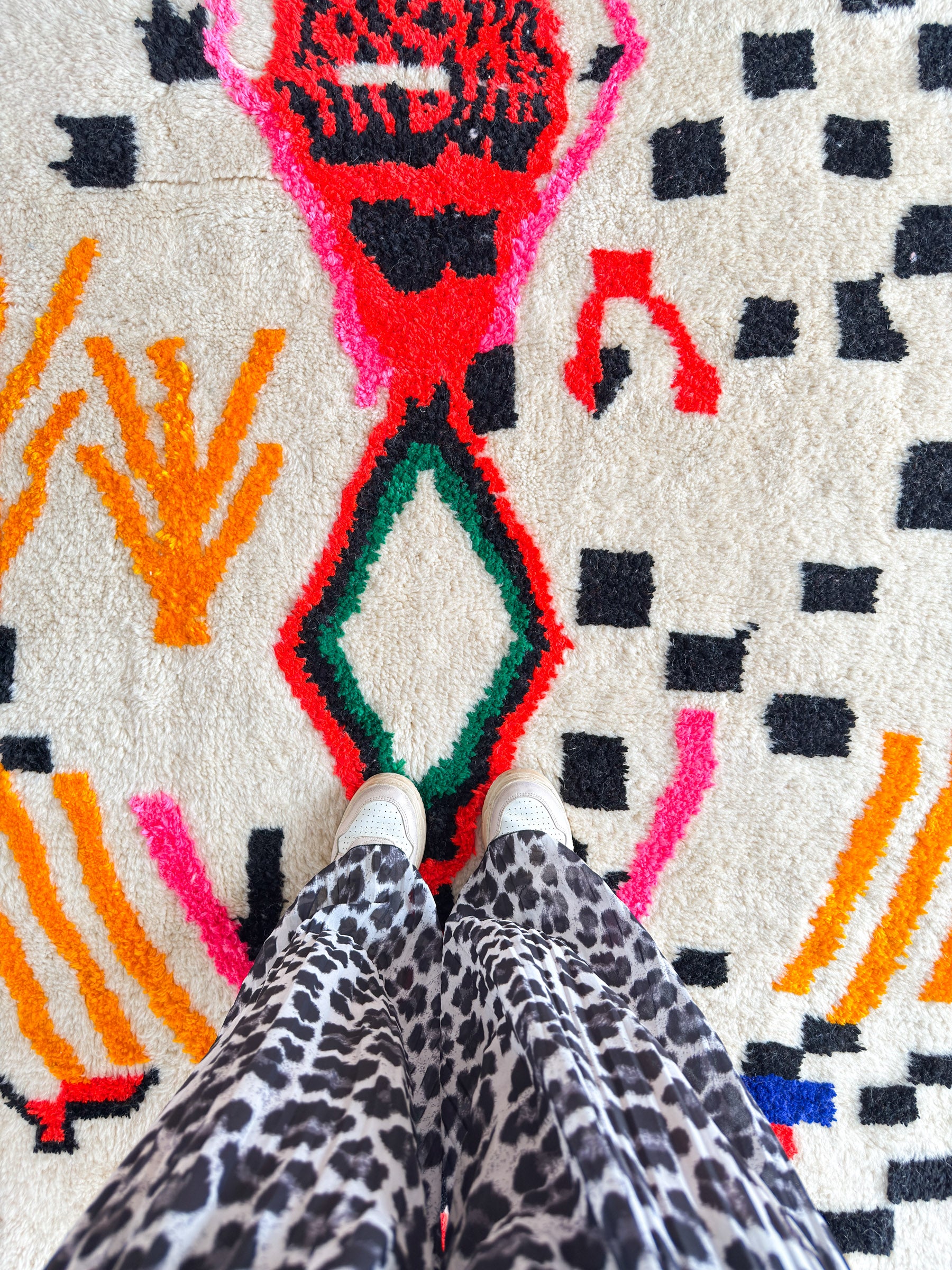 Colorful Berber rug 158 x 256 cm - n°2245