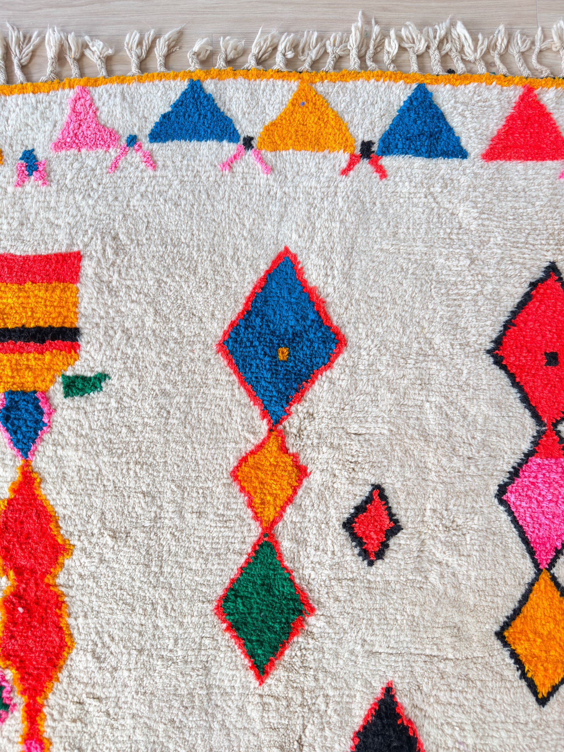 Colorful Berber rug 218 x 313 cm - n°2199