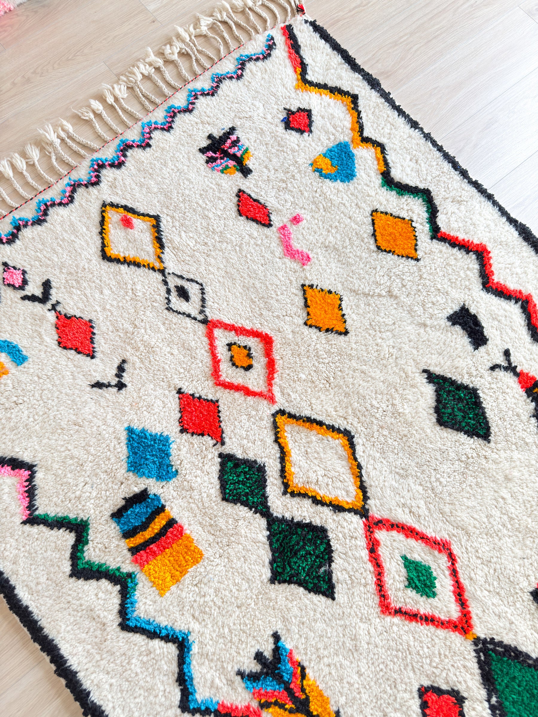 Kleurrijk Berber tapijt 153 x 278 cm - n°1661