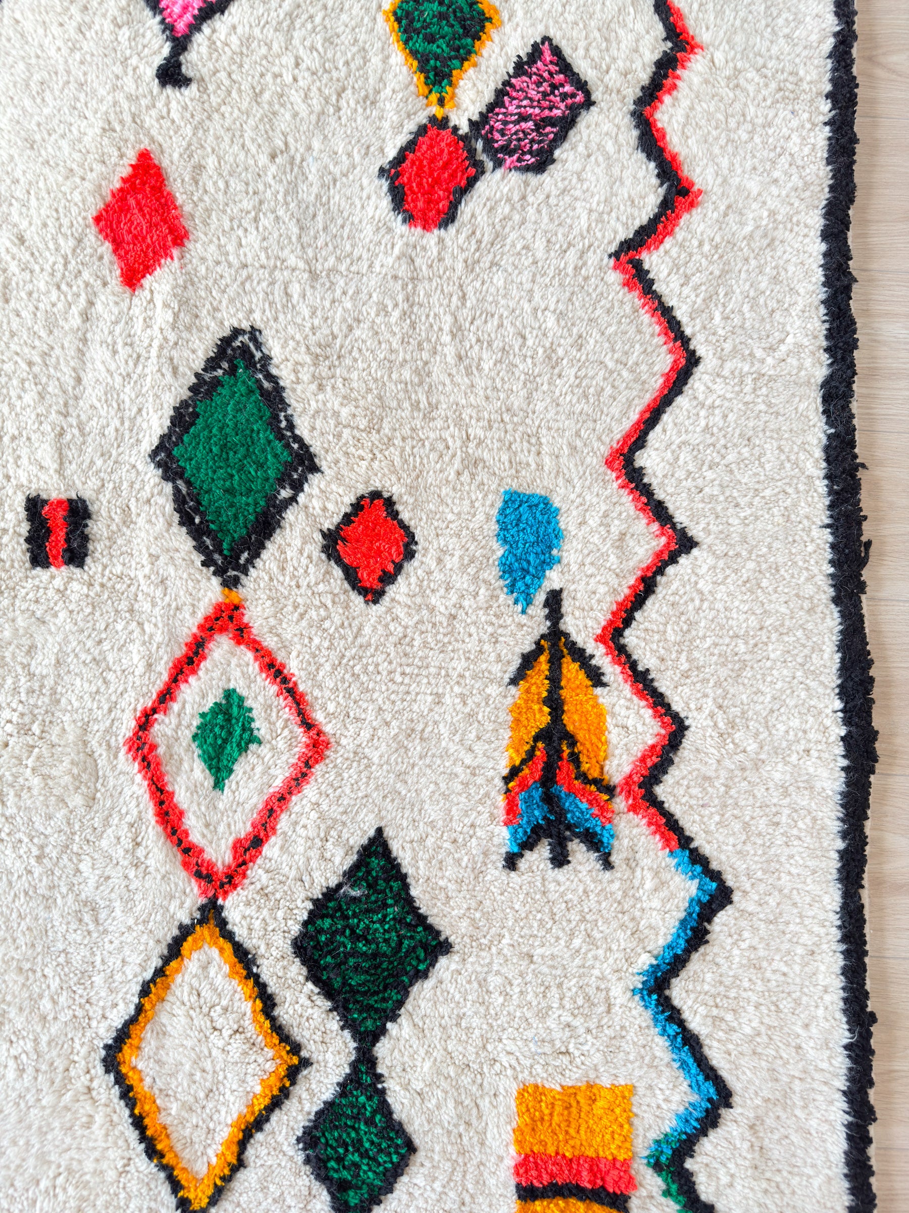 Colorful Berber rug 153 x 278 cm - n°1661