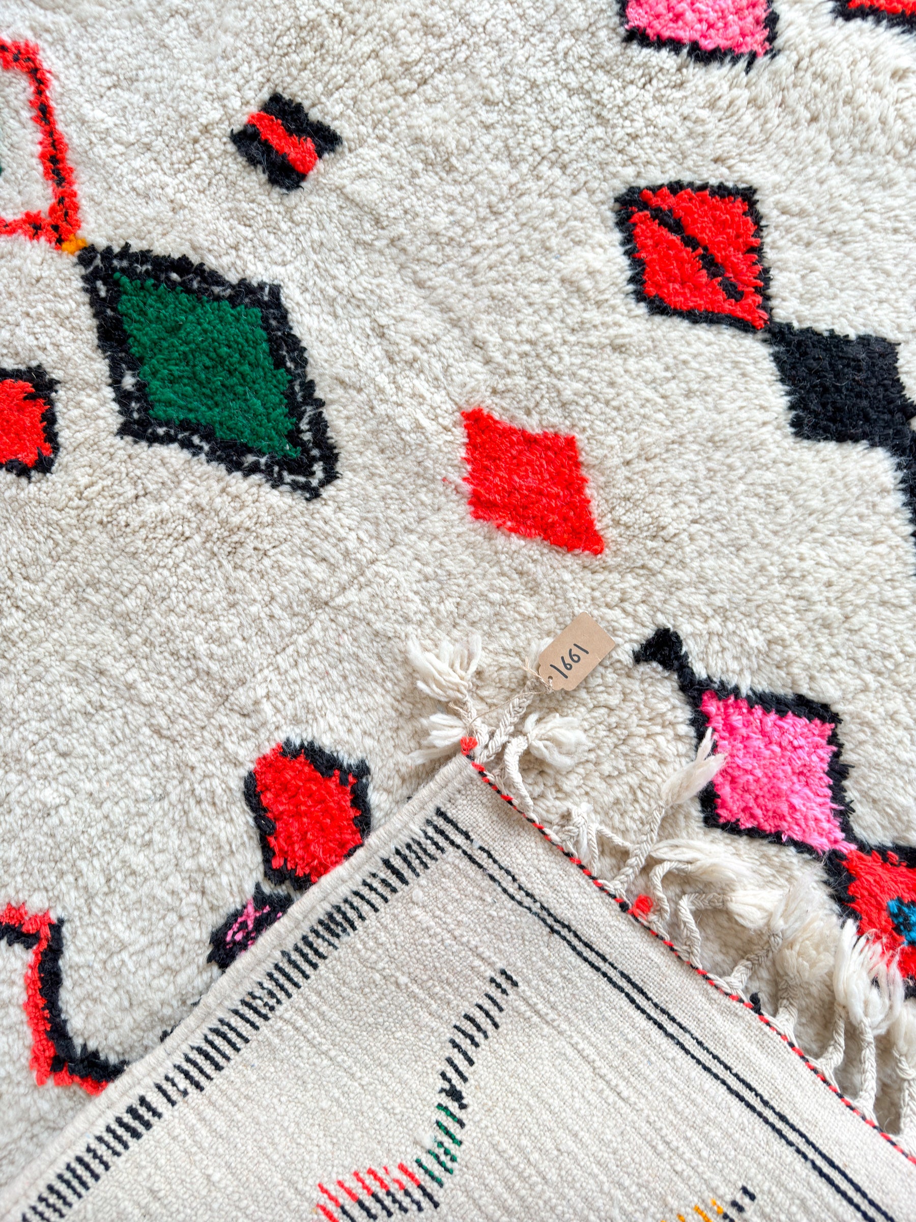 Kleurrijk Berber tapijt 153 x 278 cm - n°1661