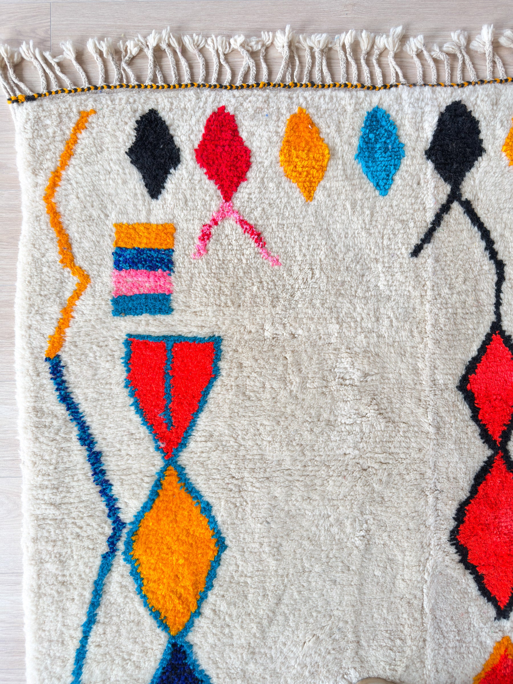 Colorful Moroccan Rug 158 x 280 cm / 5.2 x 9.2 ft - n°1425