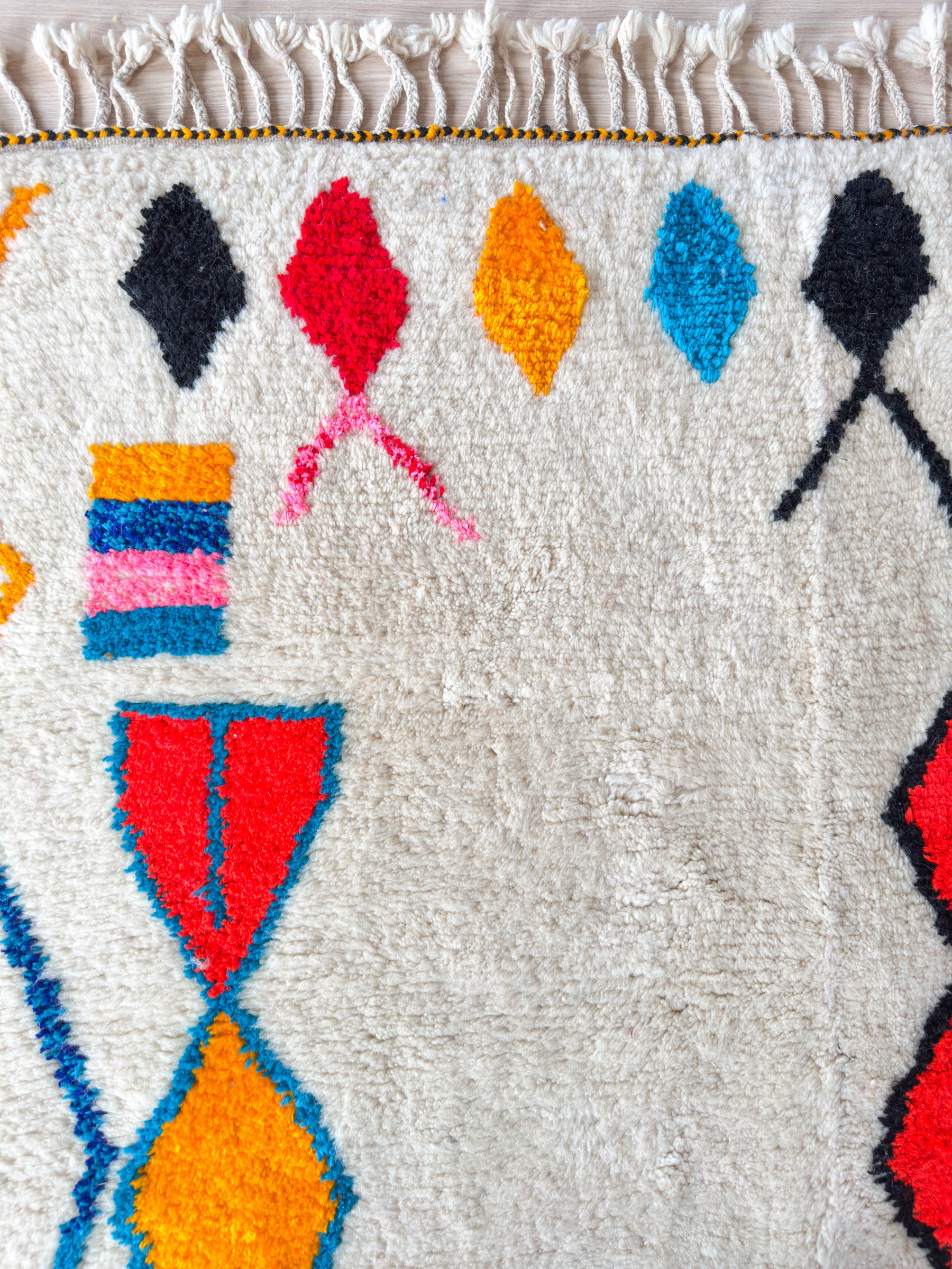 Colorful Moroccan Rug 158 x 280 cm / 5.2 x 9.2 ft - n°1425