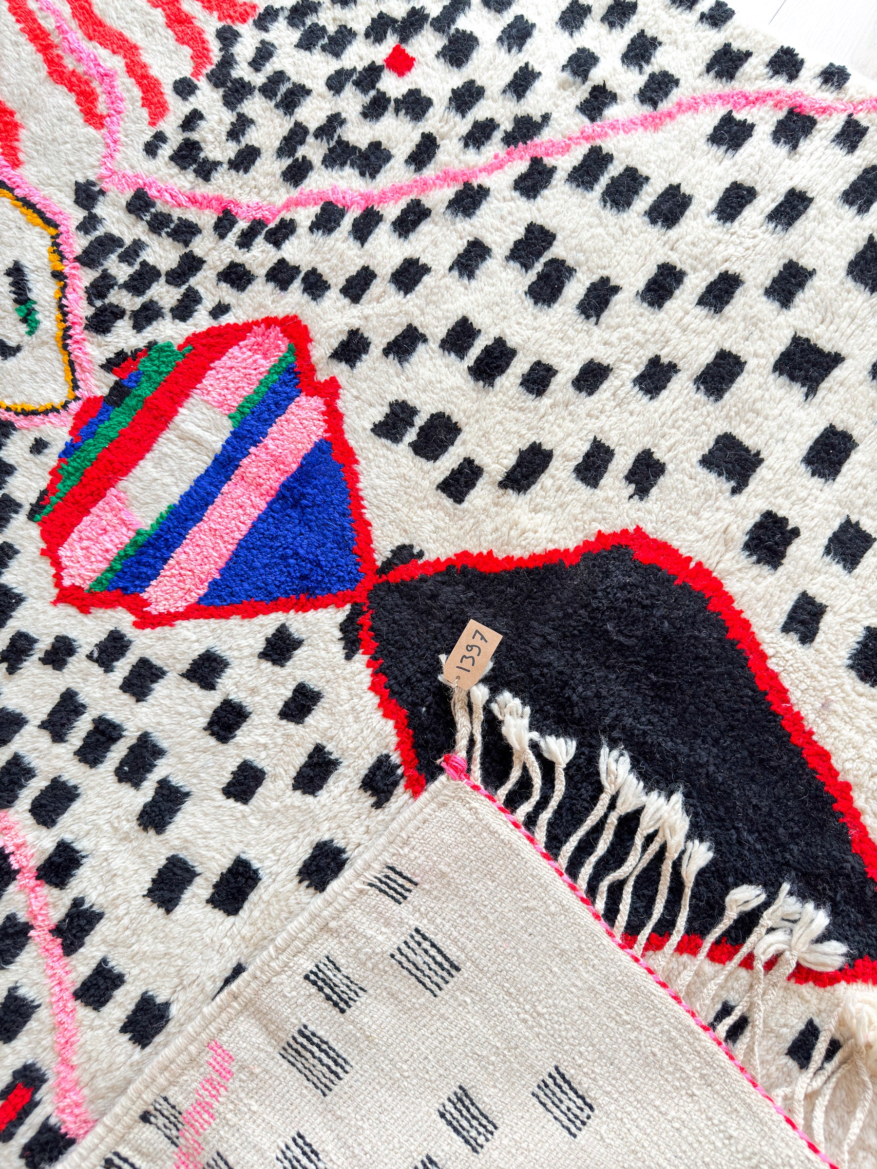 Bunter Berberteppich 164 x 280 cm – Nr. 1397