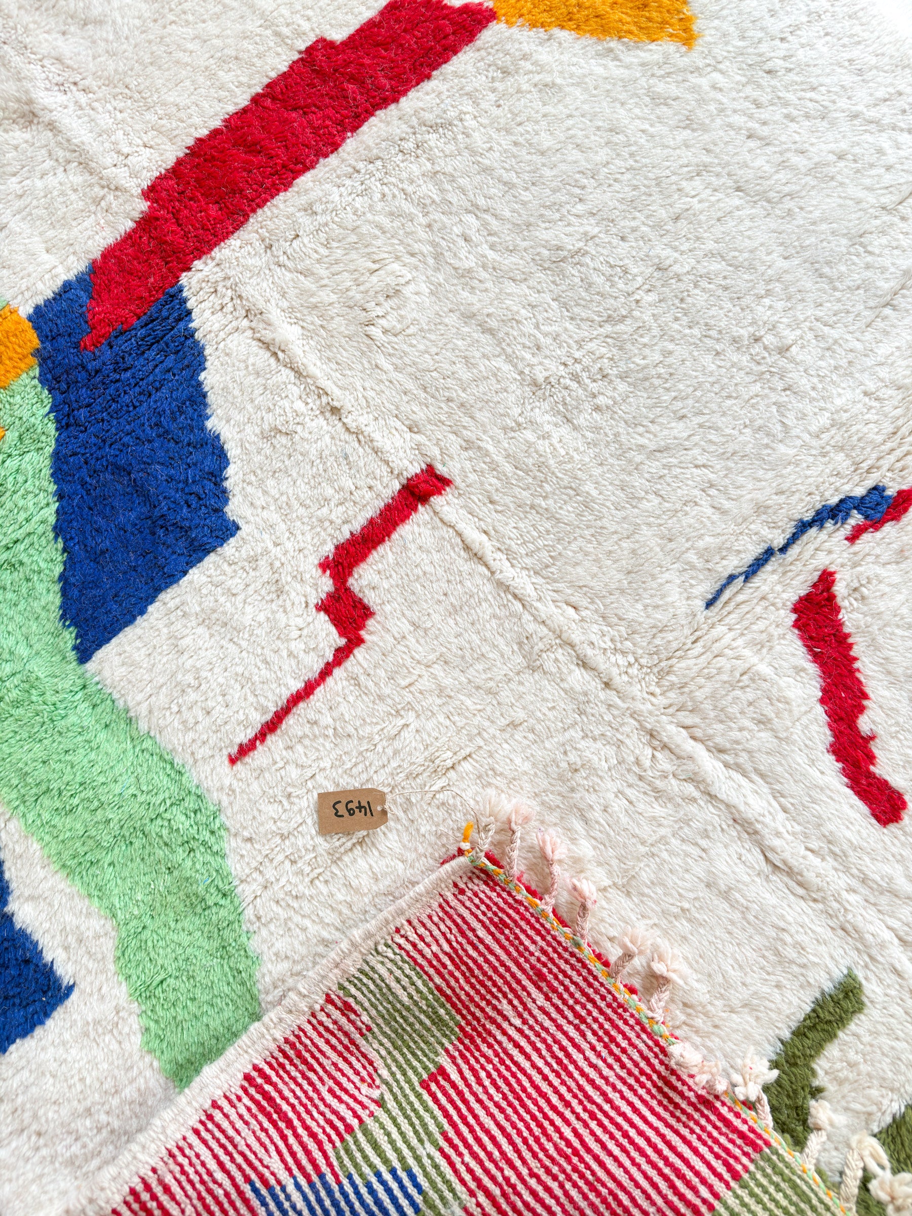 Colorful Berber Rug 153 x 274 cm / 5.0 x 9.0 ft - n°1493