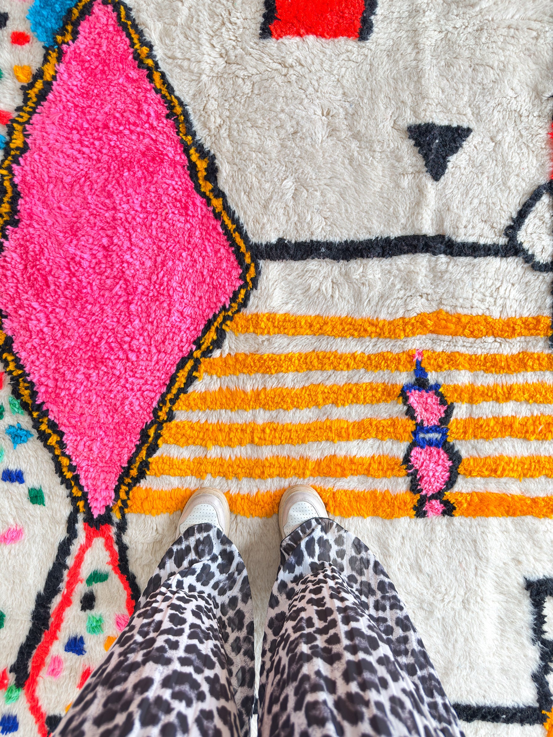 Bunter Berberteppich 197 x 304 cm - Nr. 2236