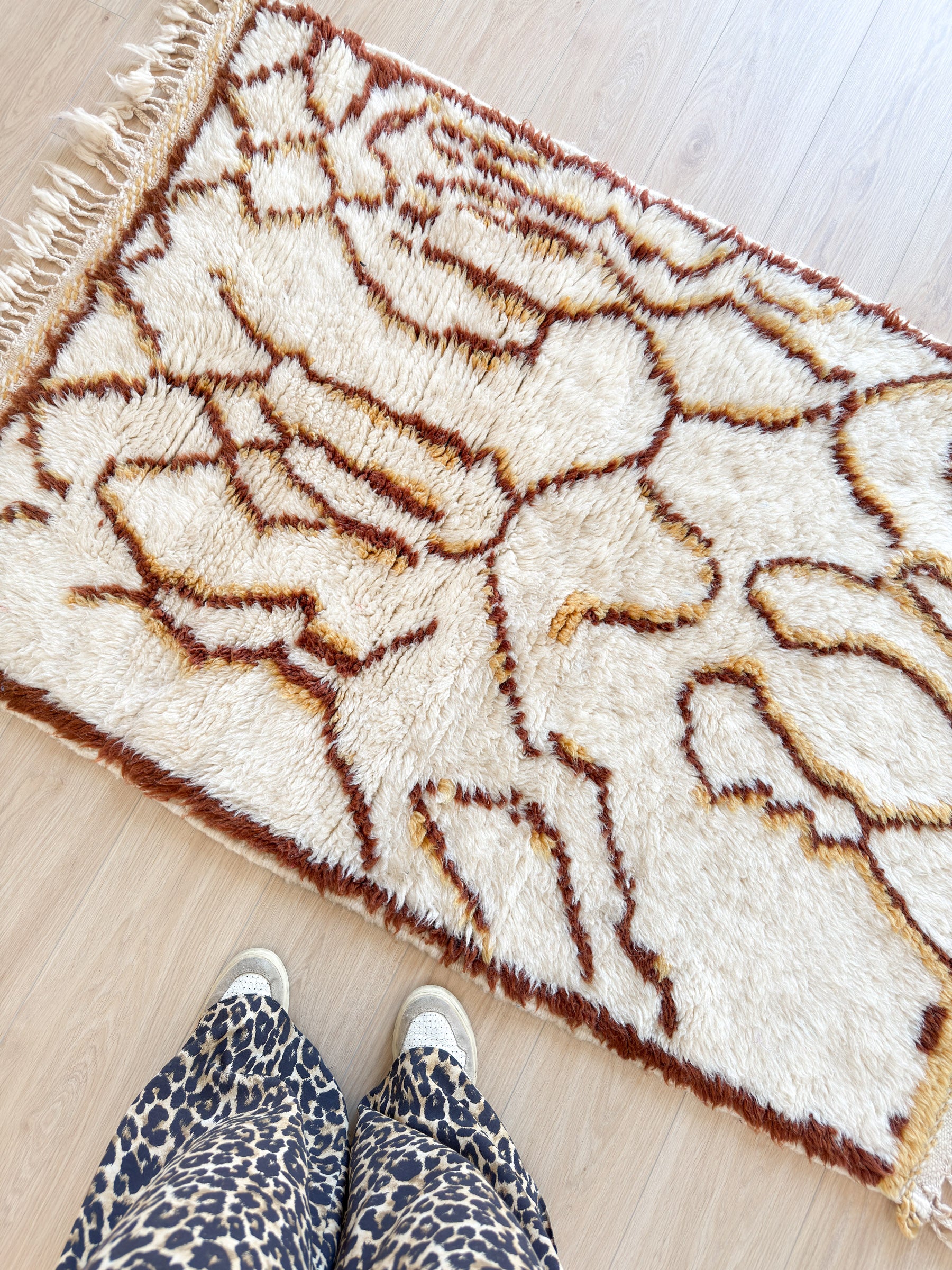 Colorful Berber rug 106 x 166 cm - n°2286