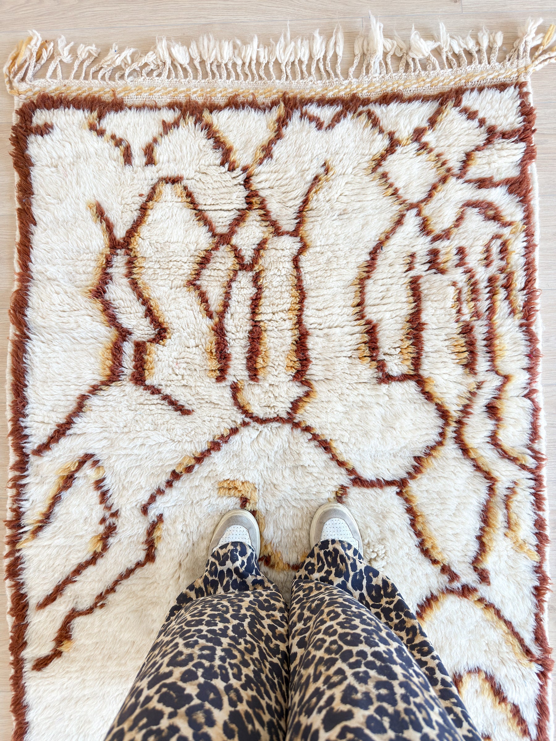 Colorful Berber rug 106 x 166 cm - n°2286