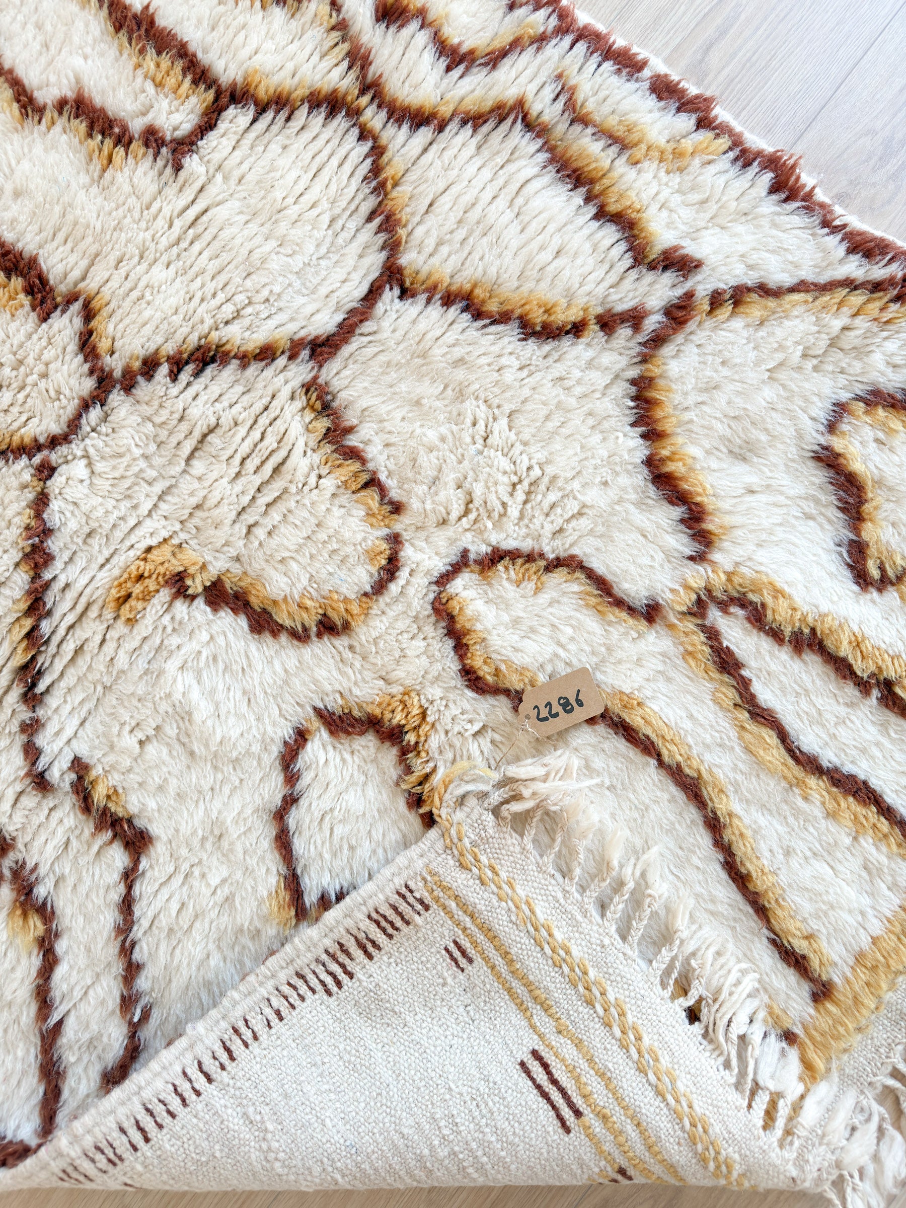 Colorful Berber rug 106 x 166 cm - n°2286