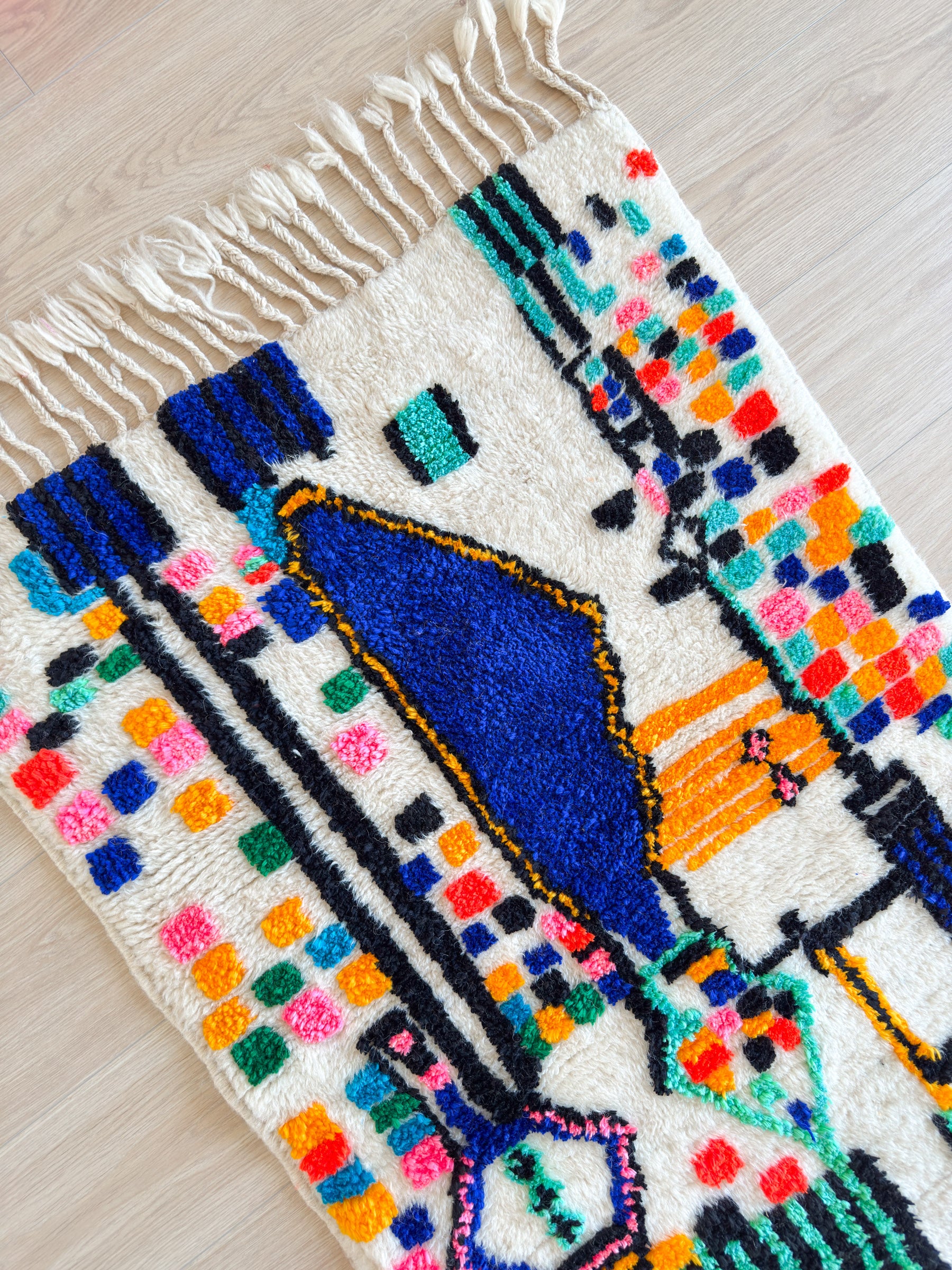 Tapis berbère coloré 84 x 156 cm - n°2321