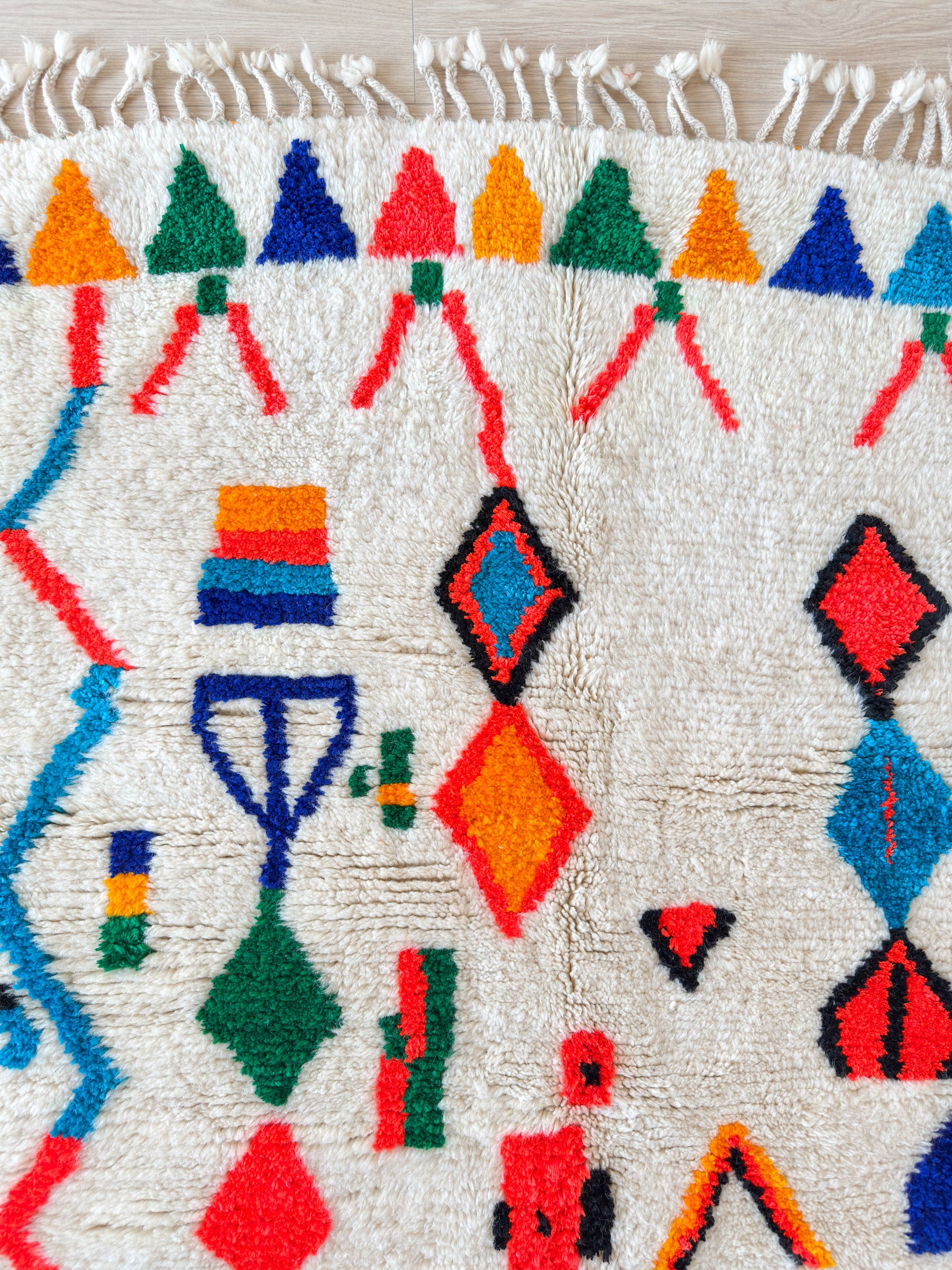 Colorful Berber rug 119 x 199 cm - n°2275