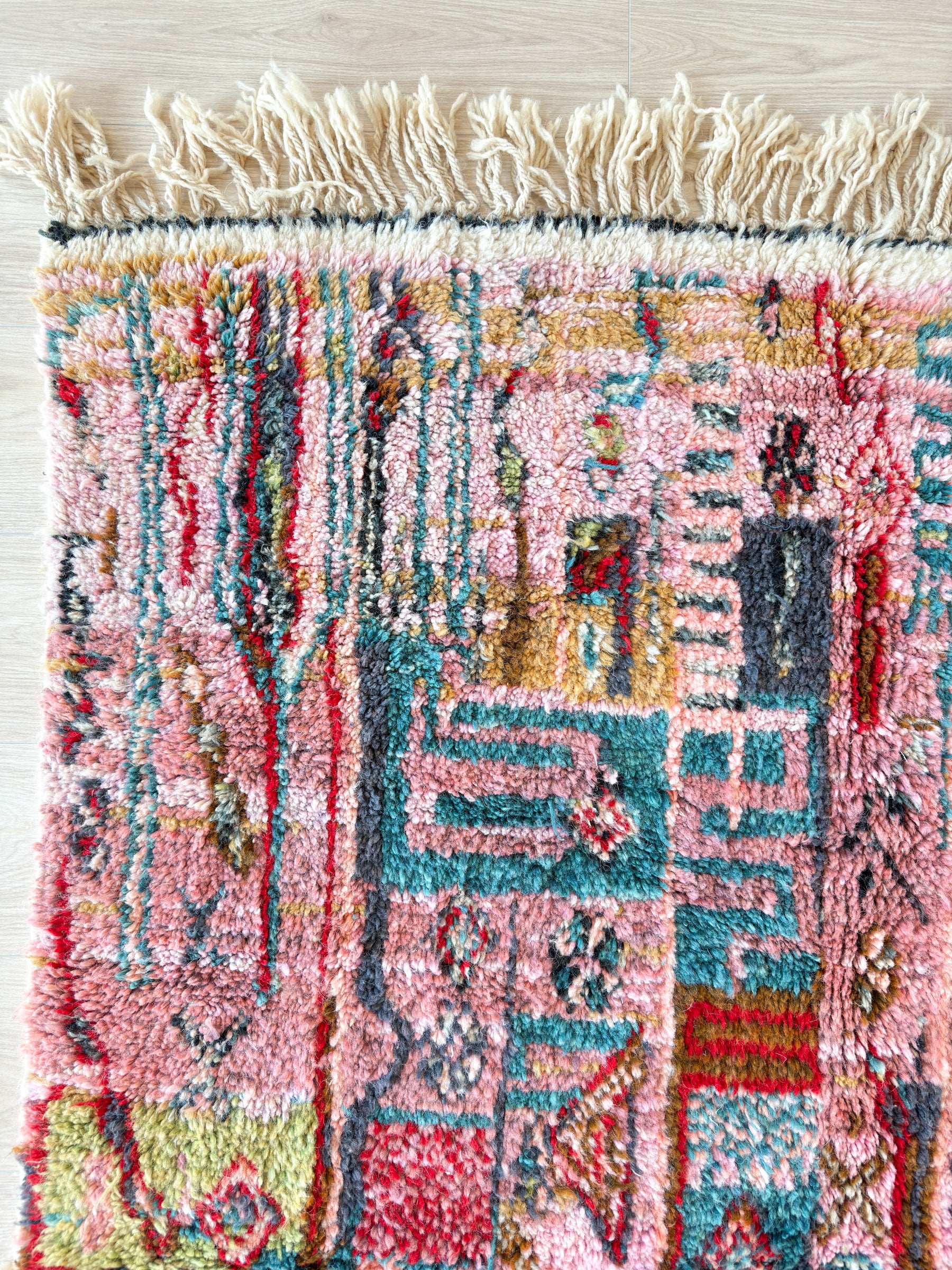 Colorful Berber rug 142 x 210 cm - no. 2088