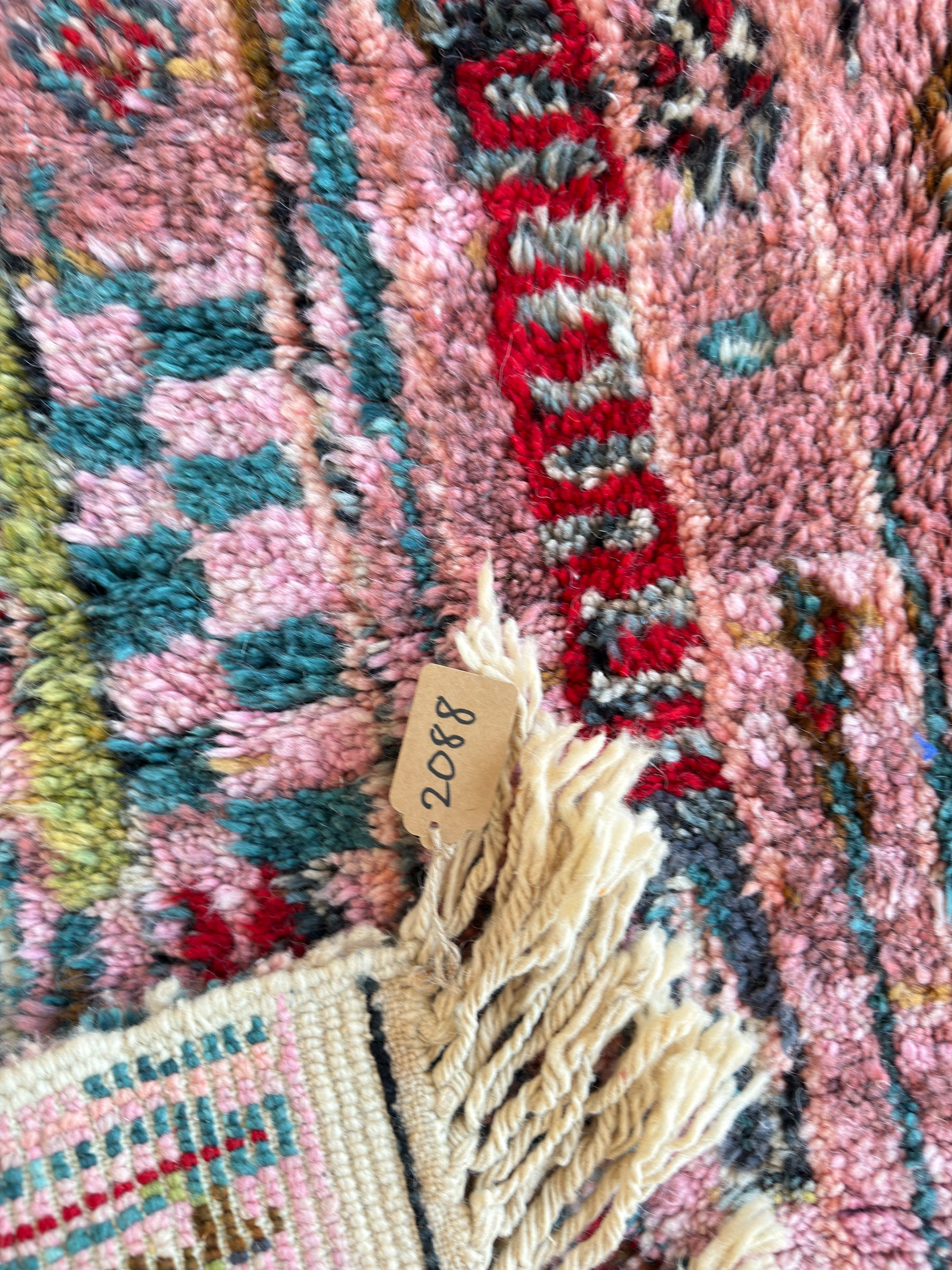 Colorful Berber rug 142 x 210 cm - no. 2088