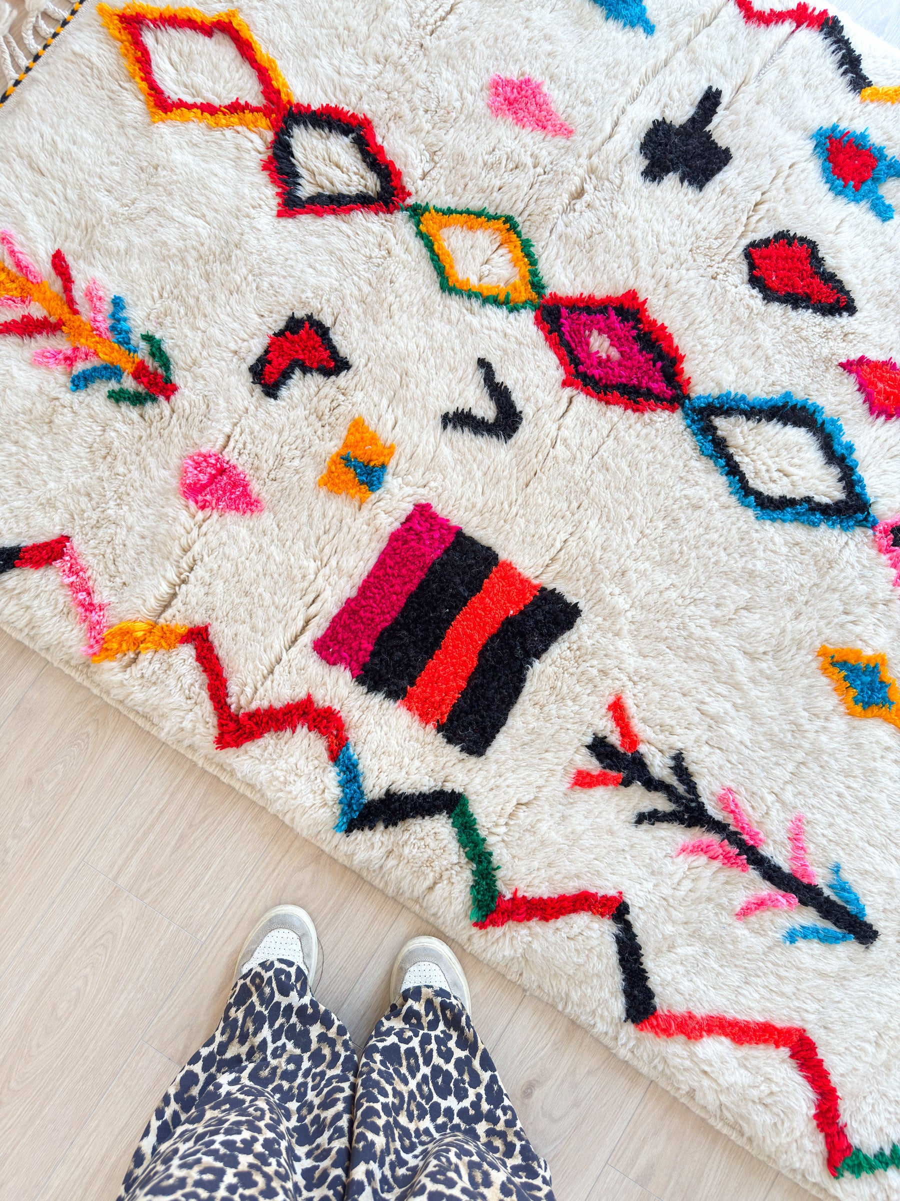 Colorful Berber rug 147 x 255 cm - n°2305