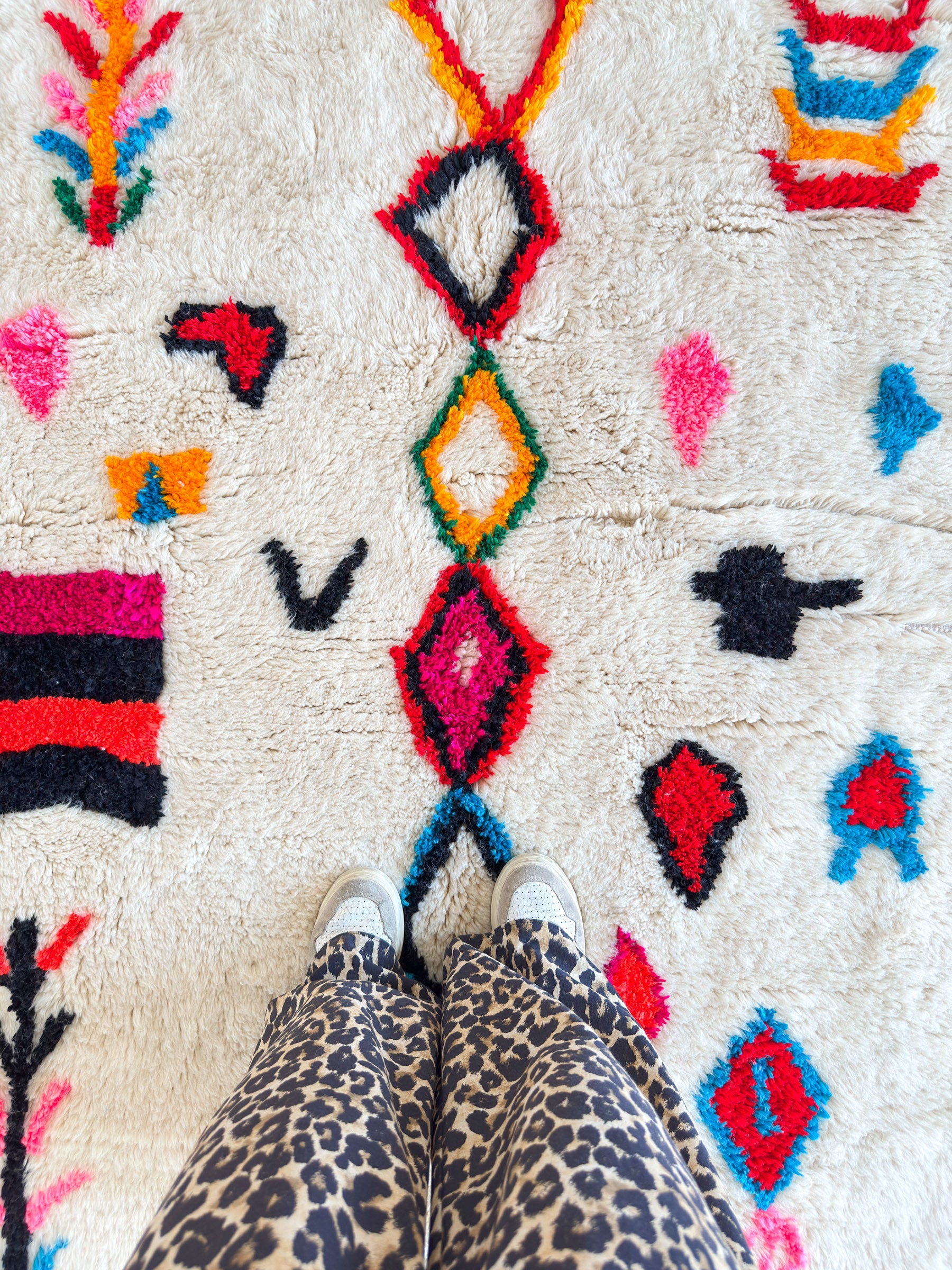 Colorful Berber rug 147 x 255 cm - n°2305