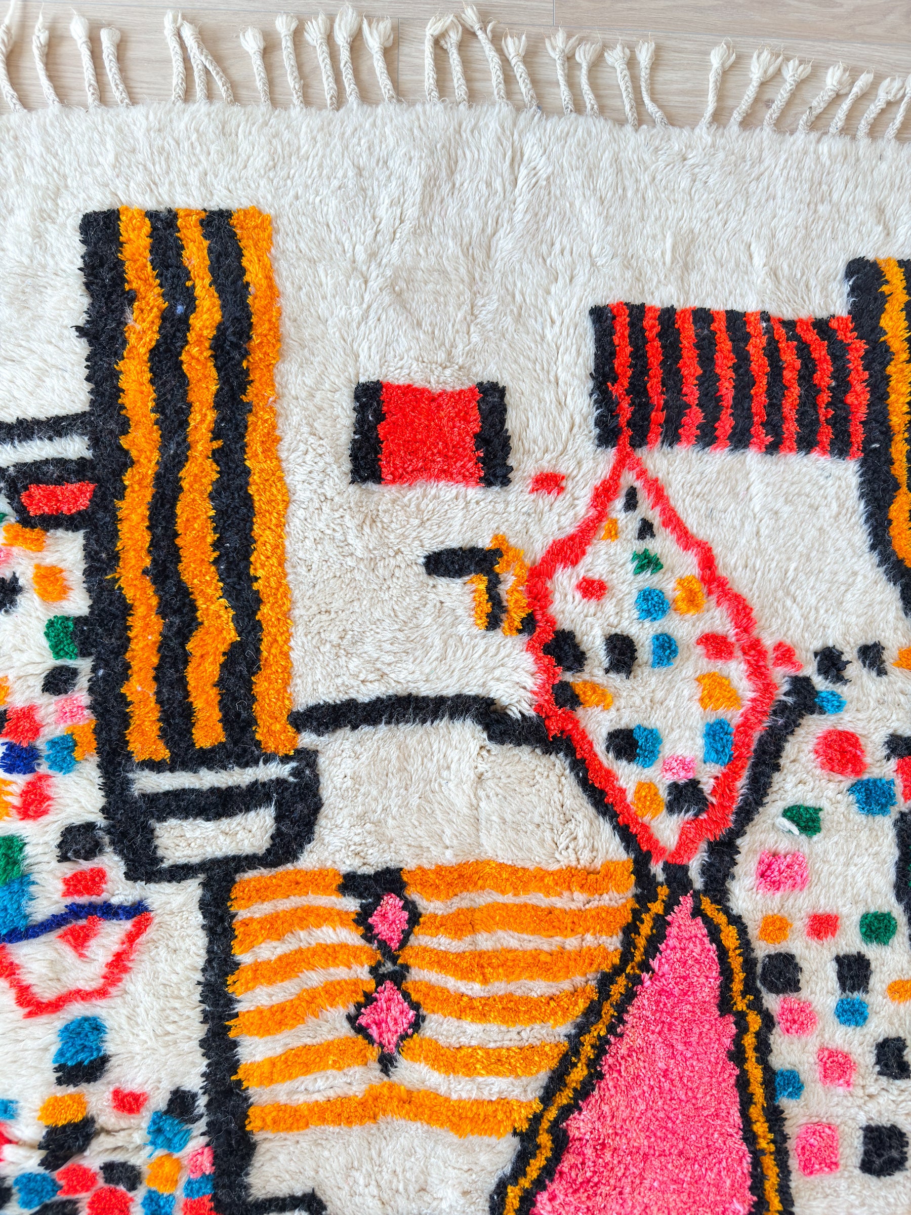 Colorful Berber rug 130 x 213 cm - n°2326