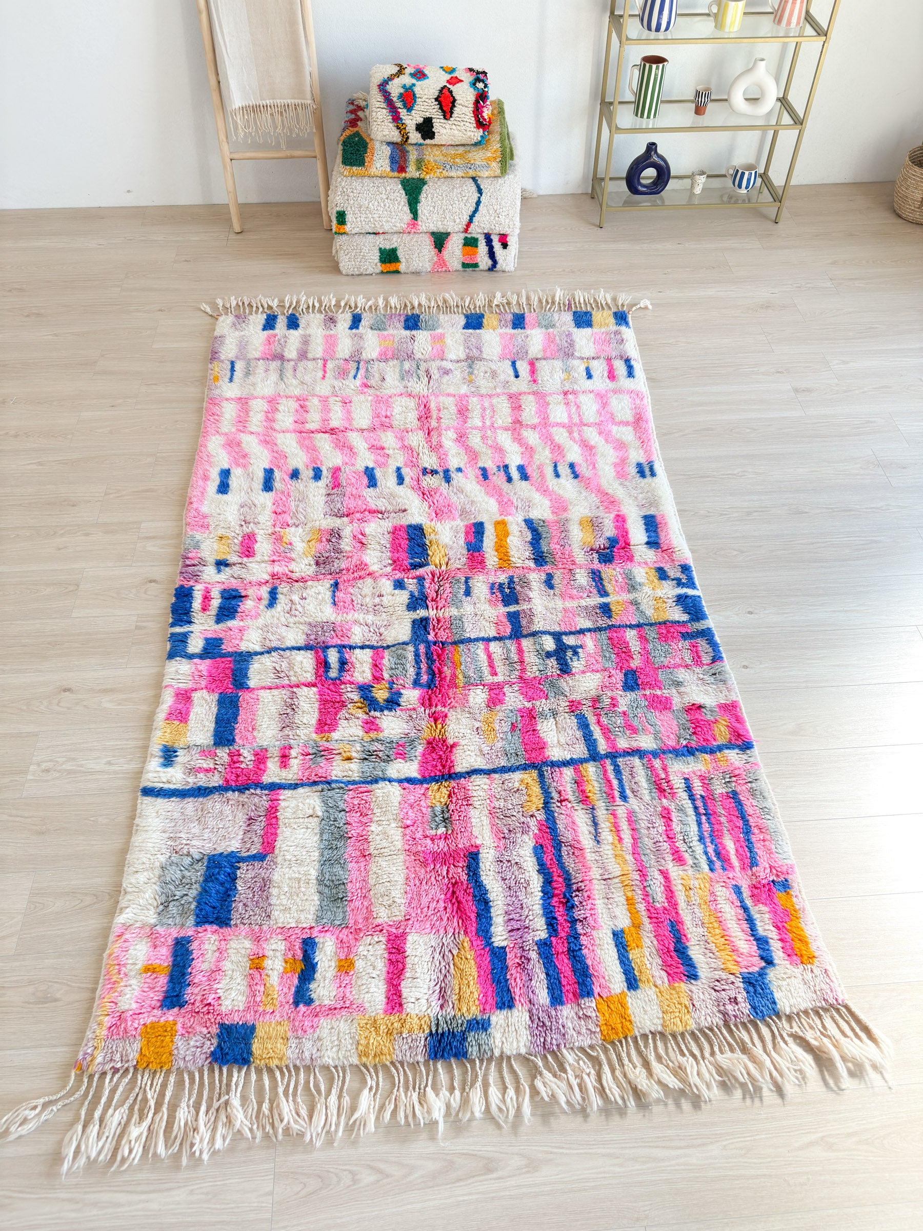 Colorful Berber rug 155 x 295 cm - n°2272