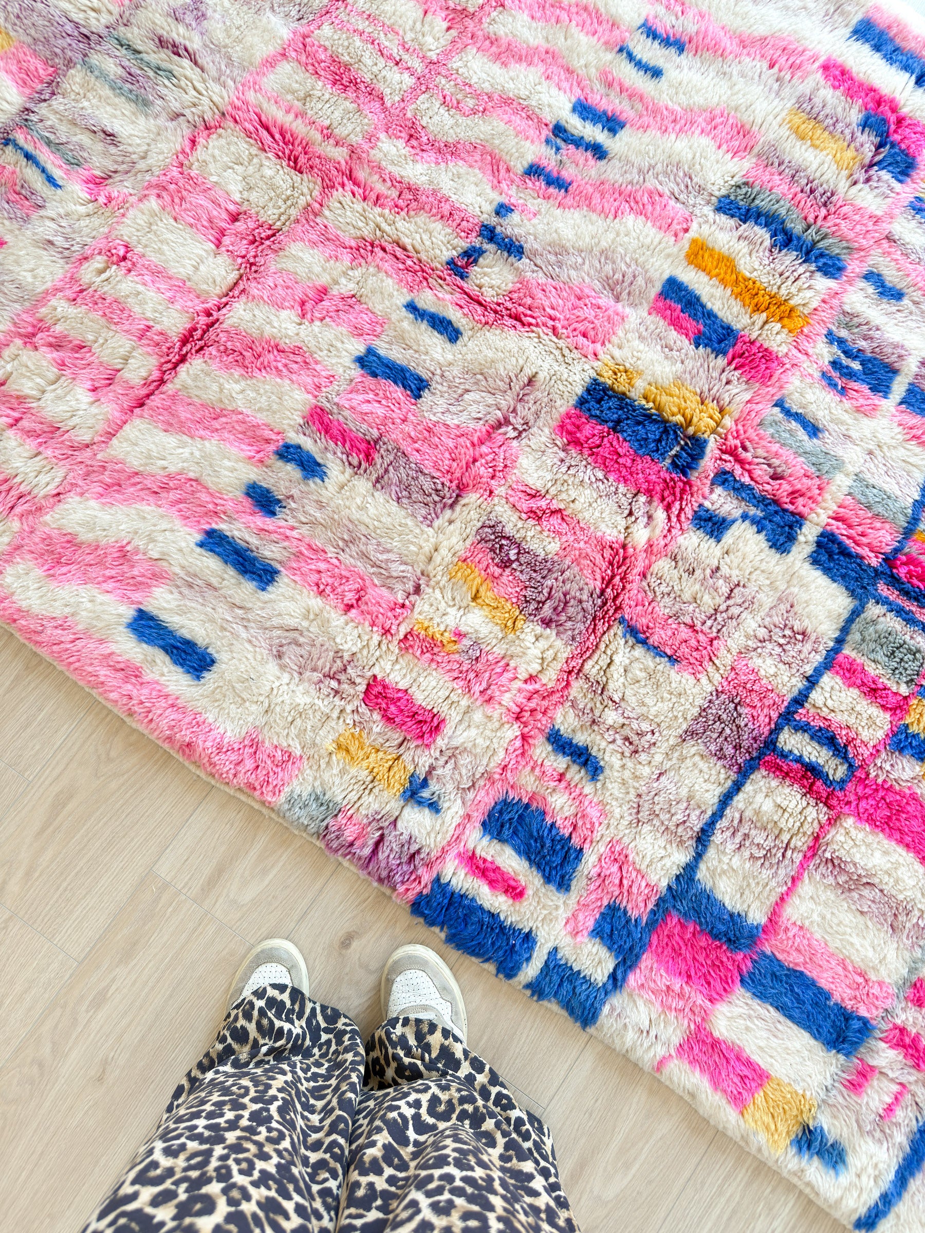 Colorful Berber rug 155 x 295 cm - n°2272